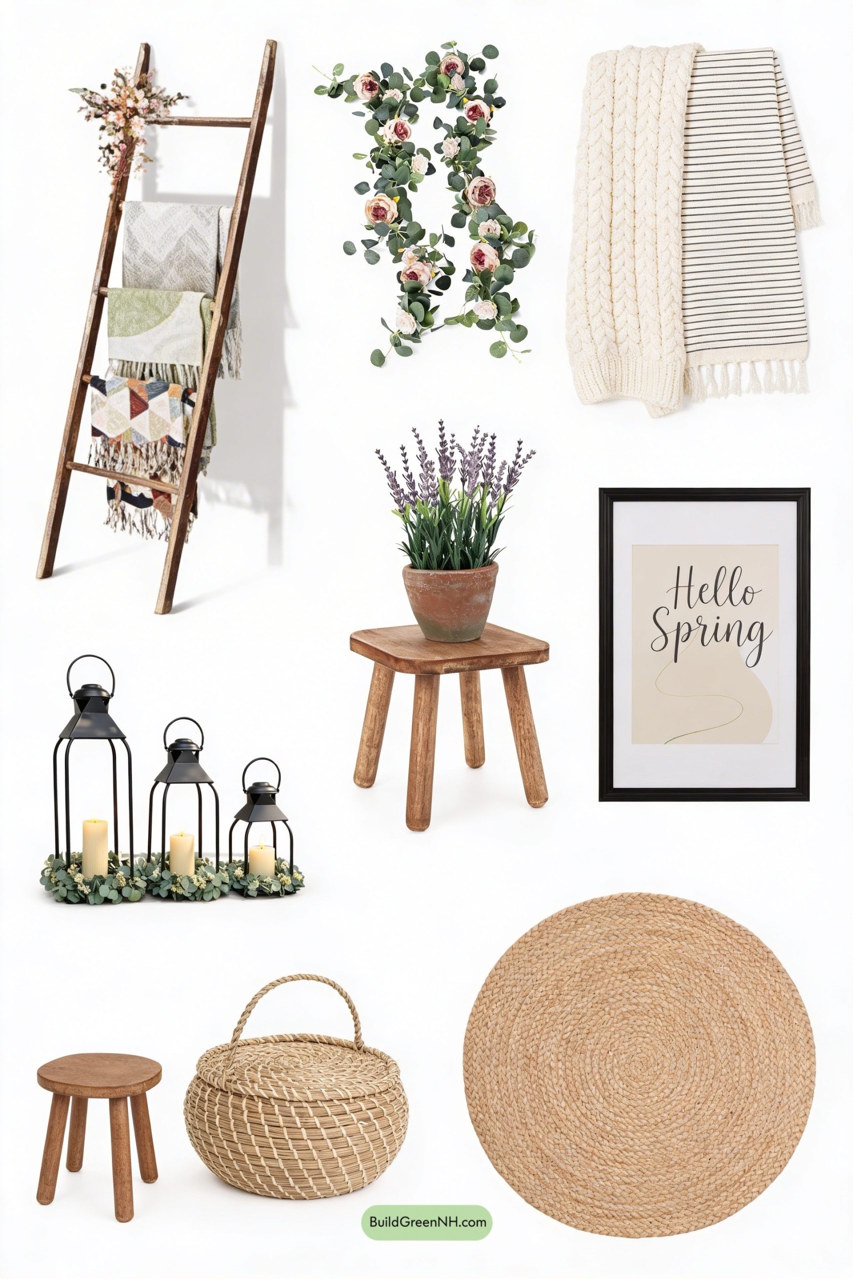 Moodboard for Spring-Laced Ladder Cozy Corner
