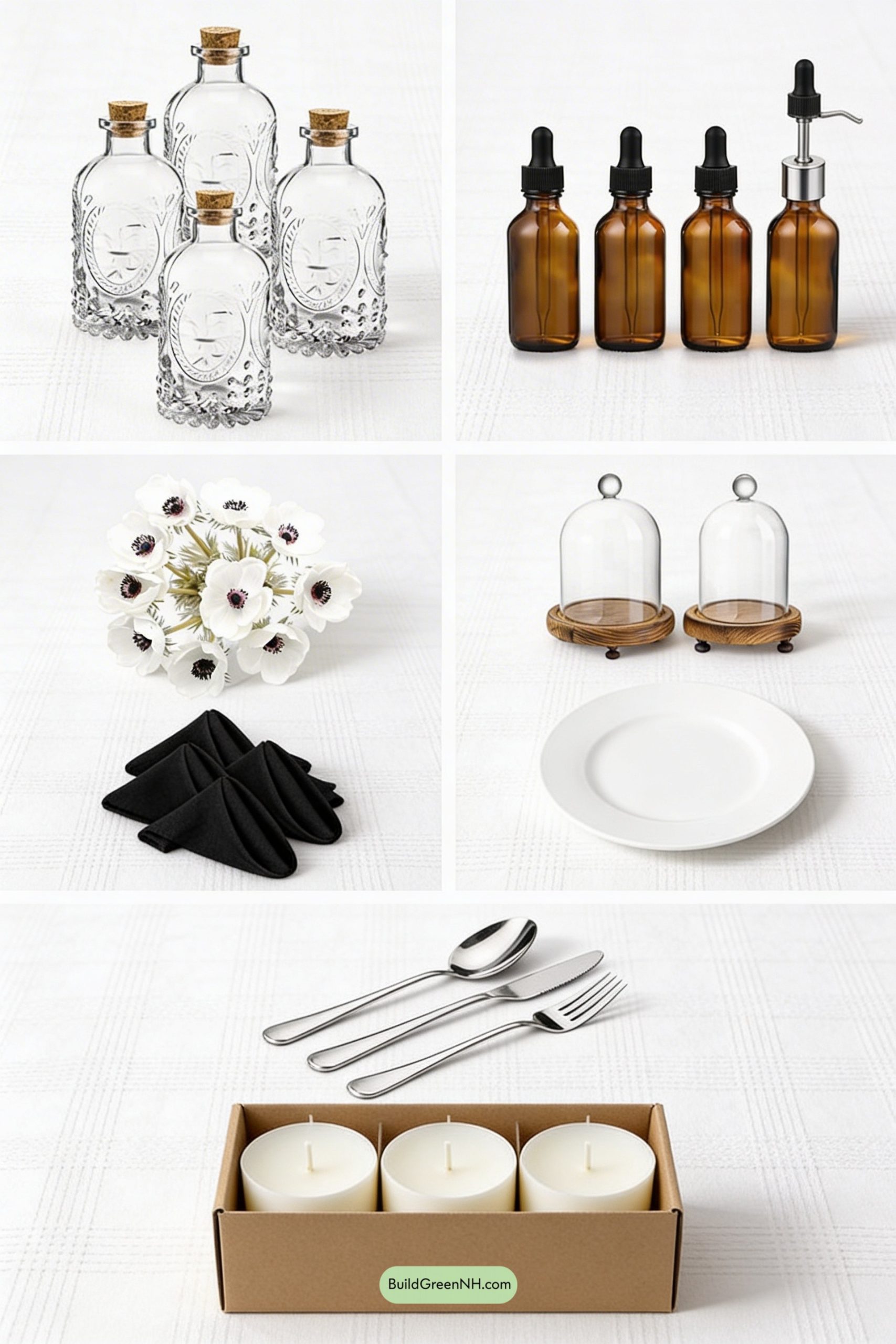 Moodboard for Botanist-Chic Spring Table Setting