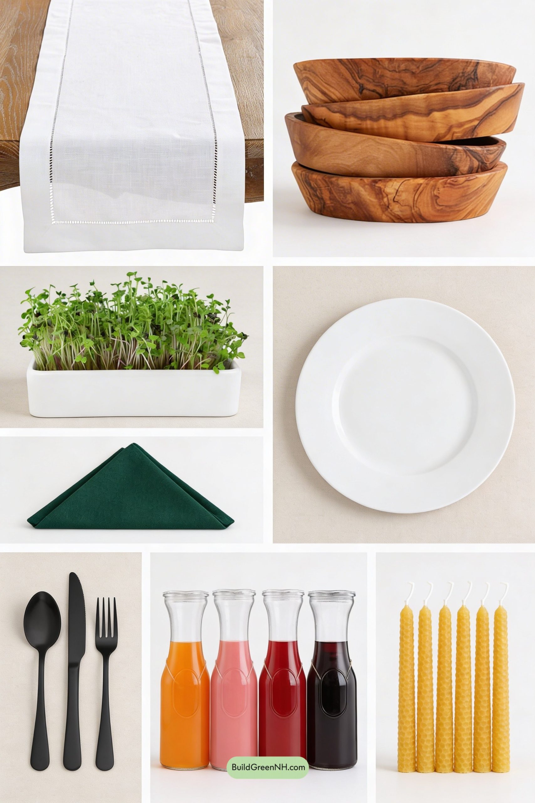 Moodboard for Edible Centerpiece, Garden-Fresh and Glowy
