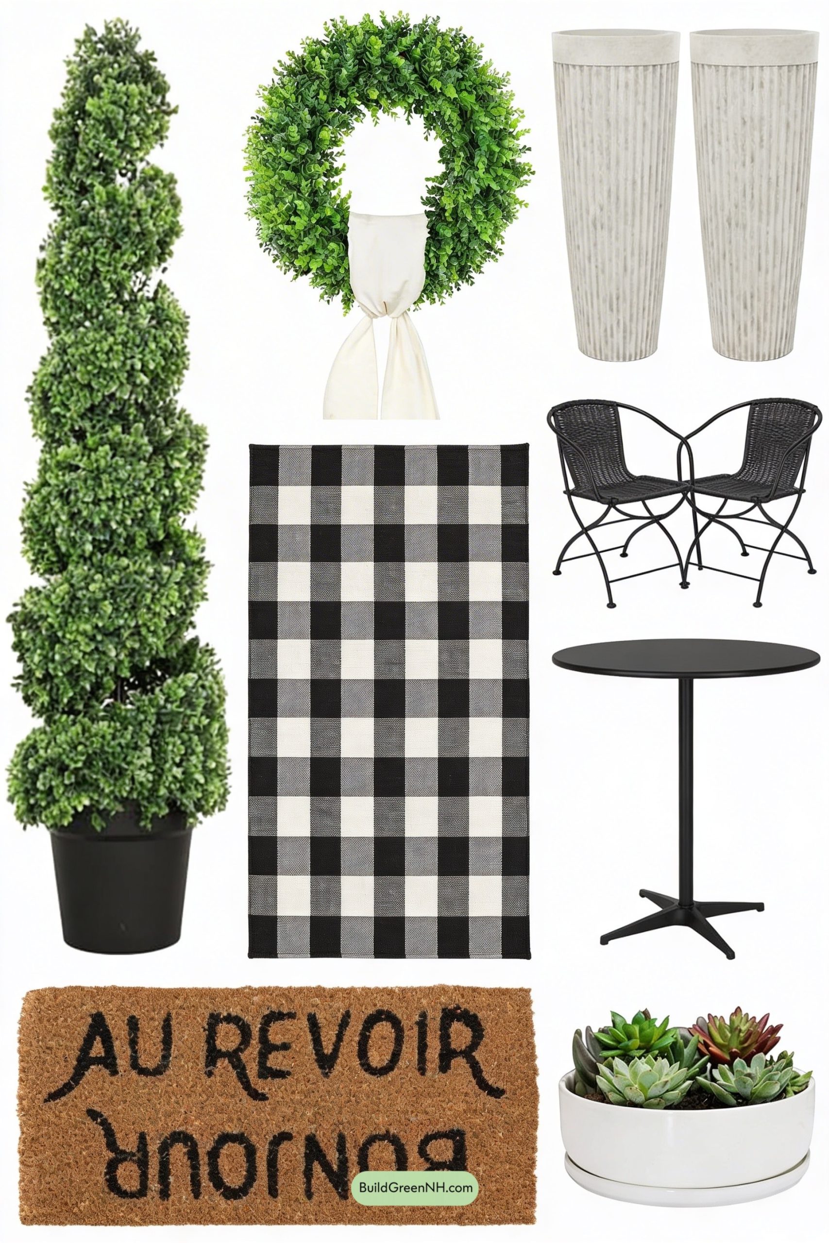 Moodboard for Au Revoir, Bonjour Porch Café Moment