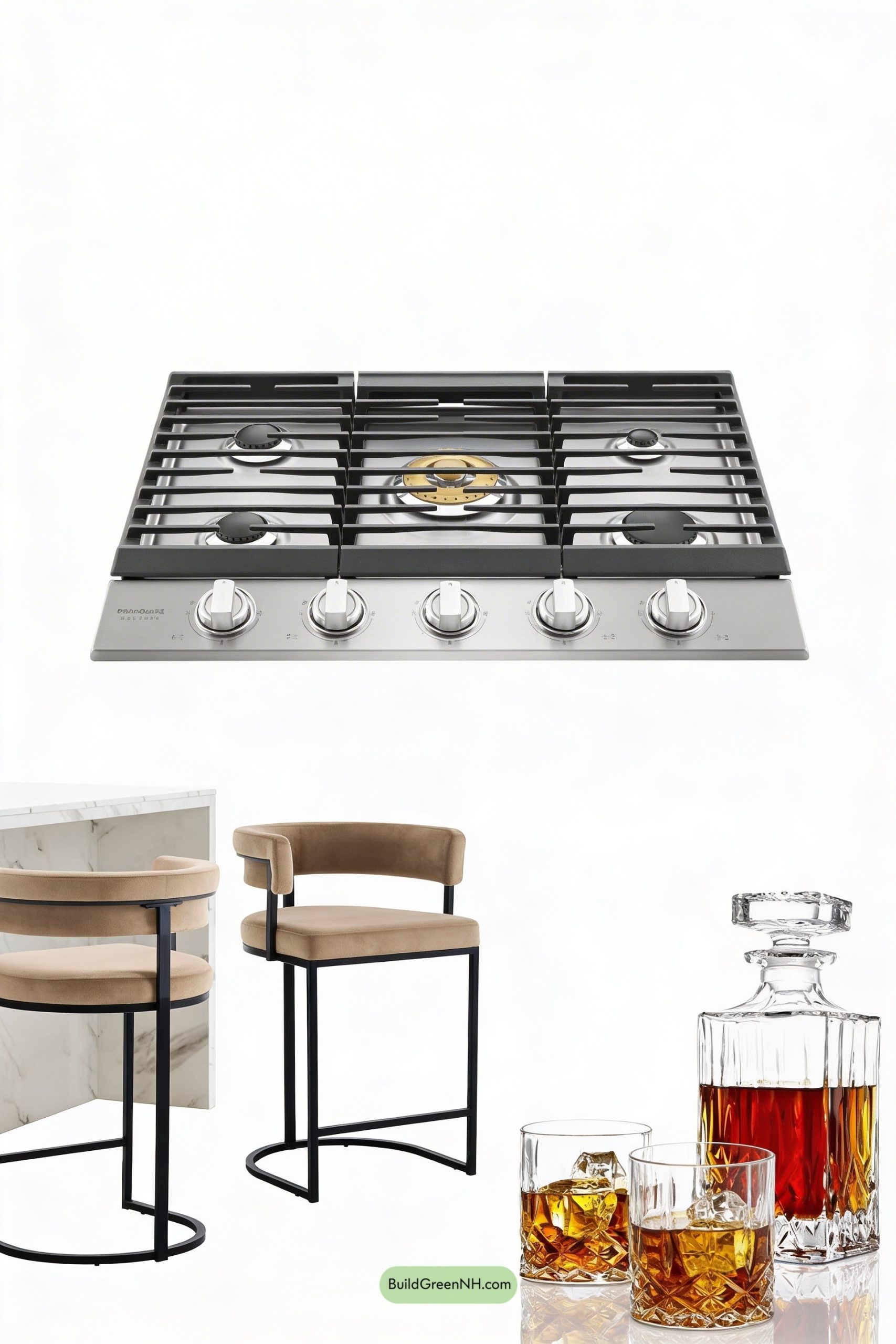 Moodboard for Emerald Deco Kitchen With Brass Glow