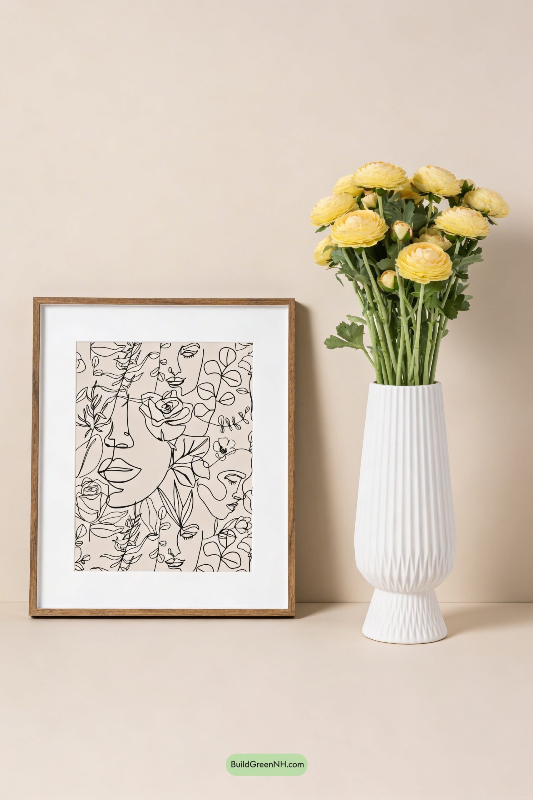 Moodboard for Spring Mantel, Gallery-Collector Energy