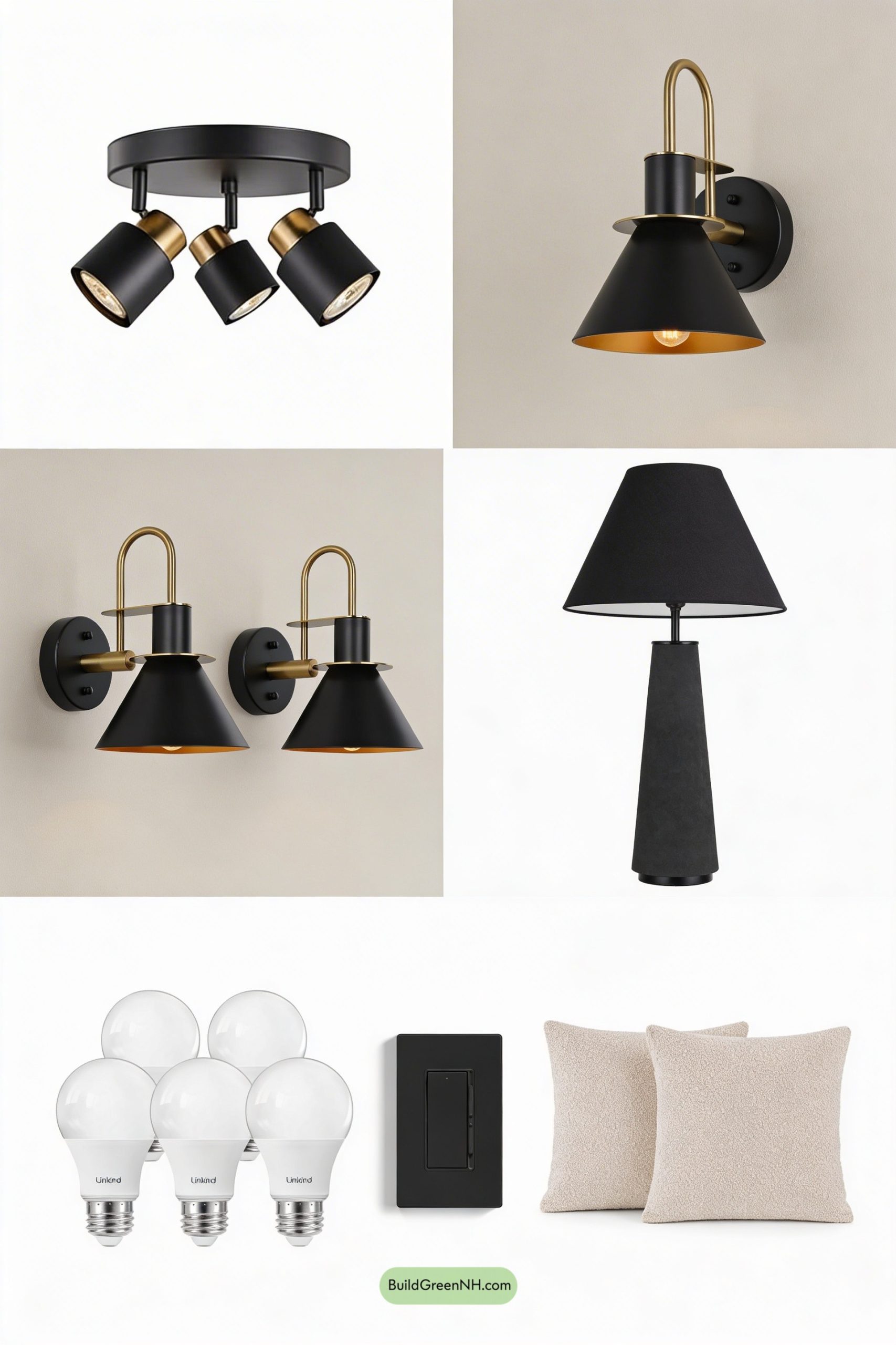 Moodboard for Cone-Shade Trio, Mid-Century Mood