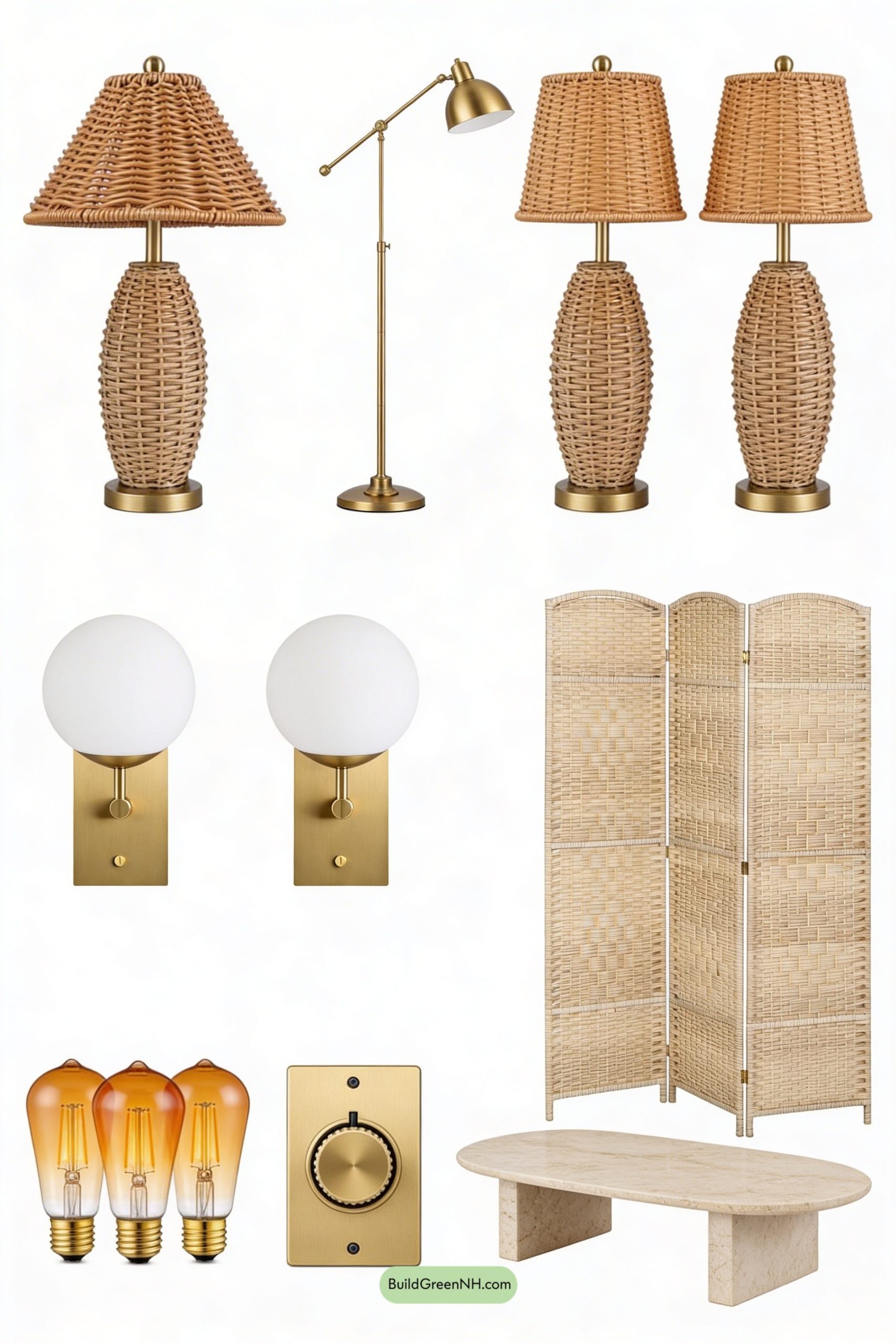 Moodboard for Lantern Chic, Desert Lounge Glow