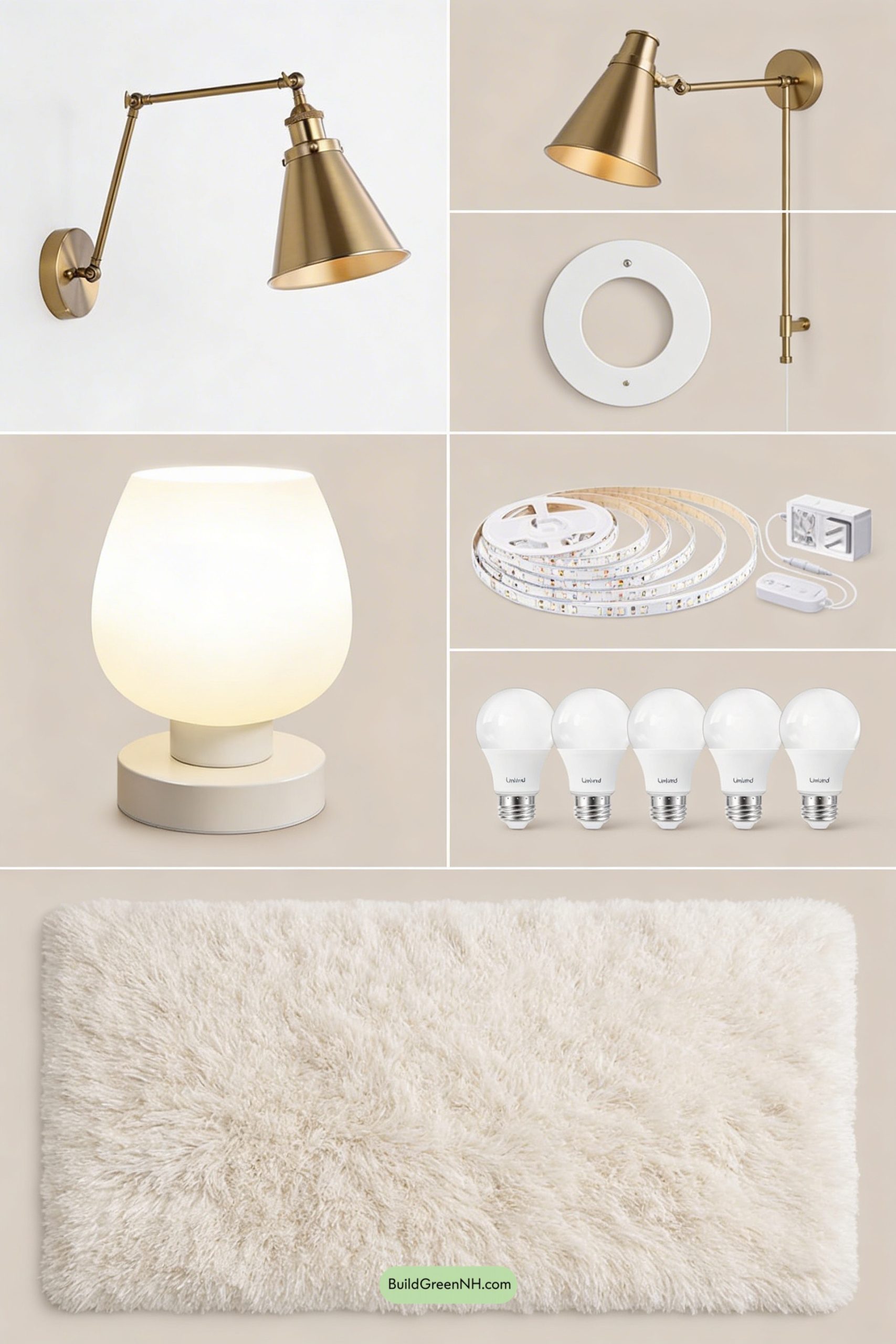 Moodboard for Brass Ring Chandelier, Sunken Lounge Glow