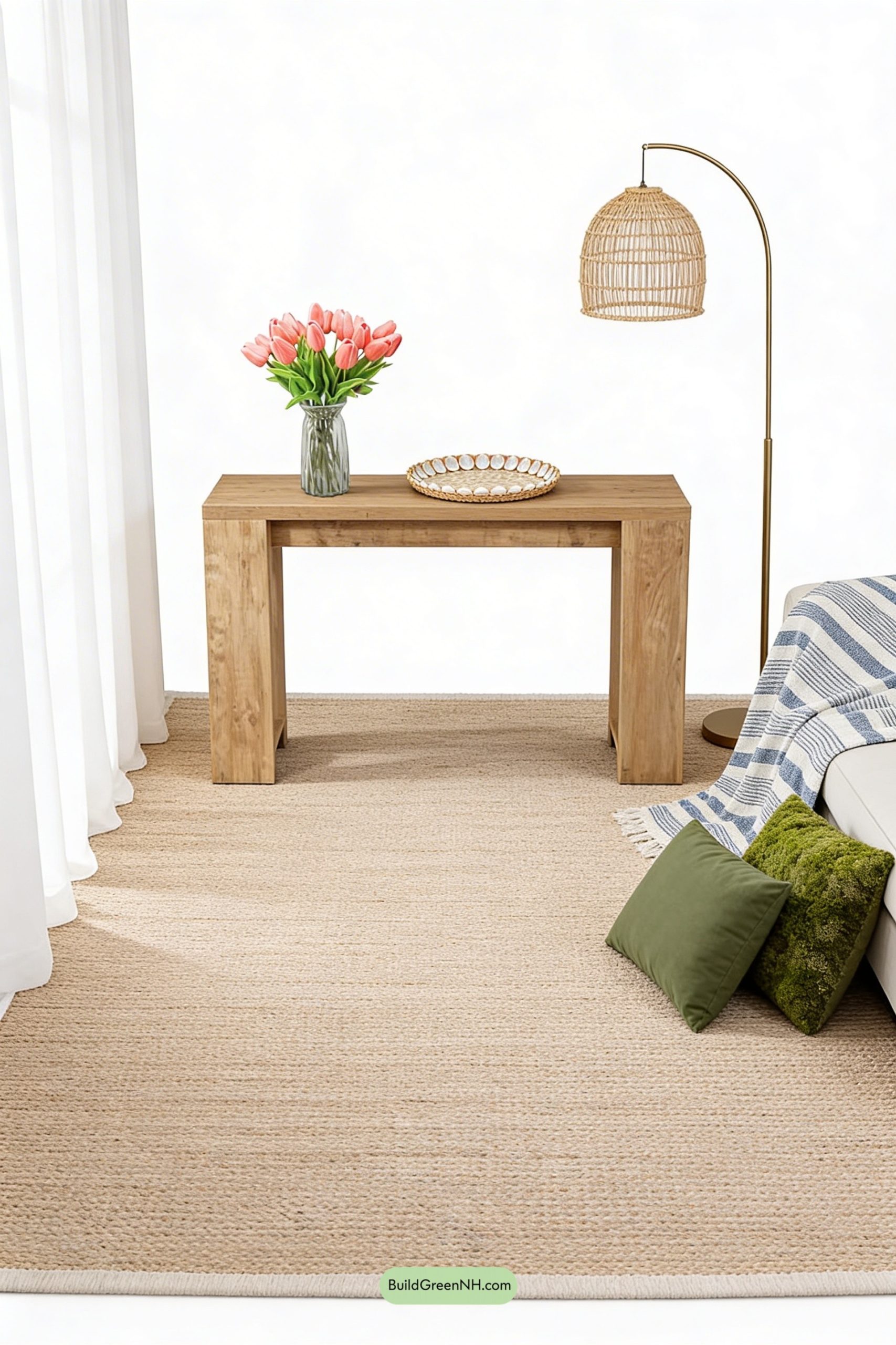 Moodboard for Sea-Glass Easter by the Shore