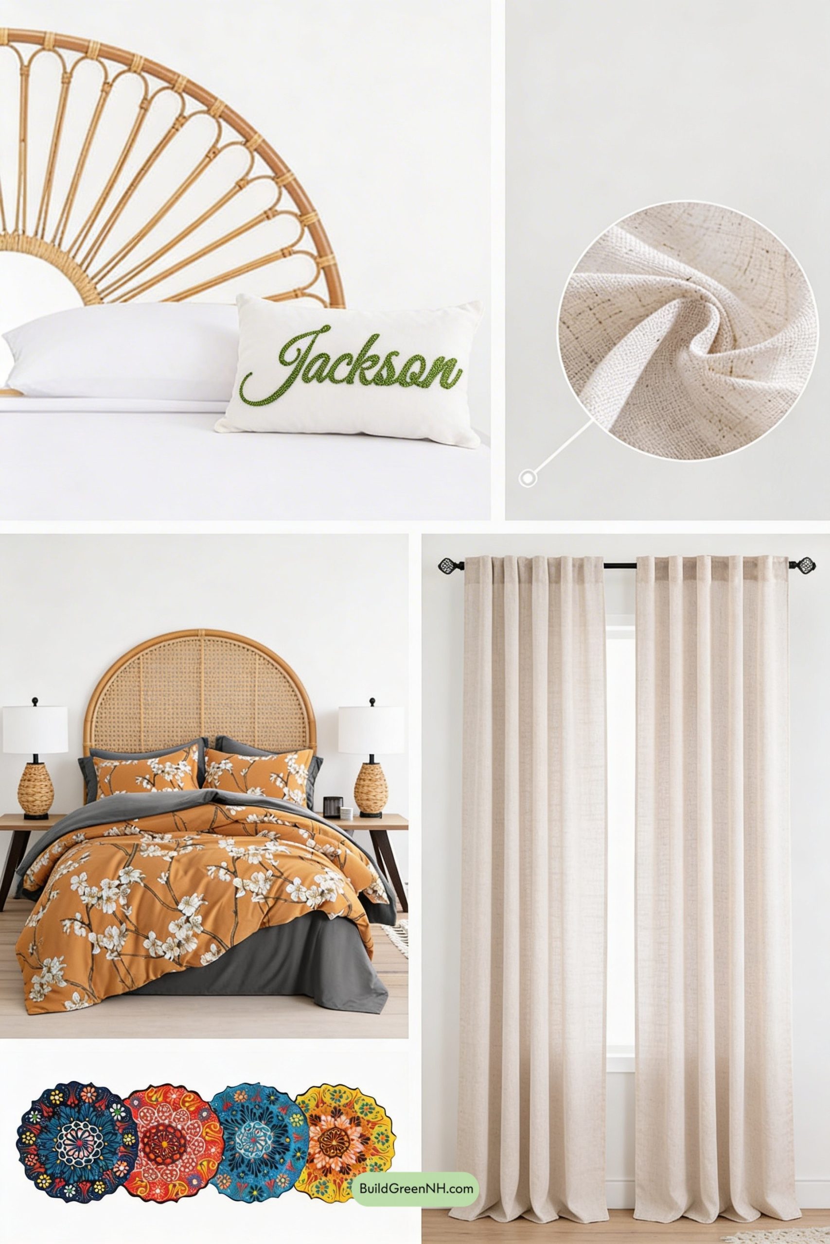 Moodboard for Saffron Florals in a Sunbaked Retreat