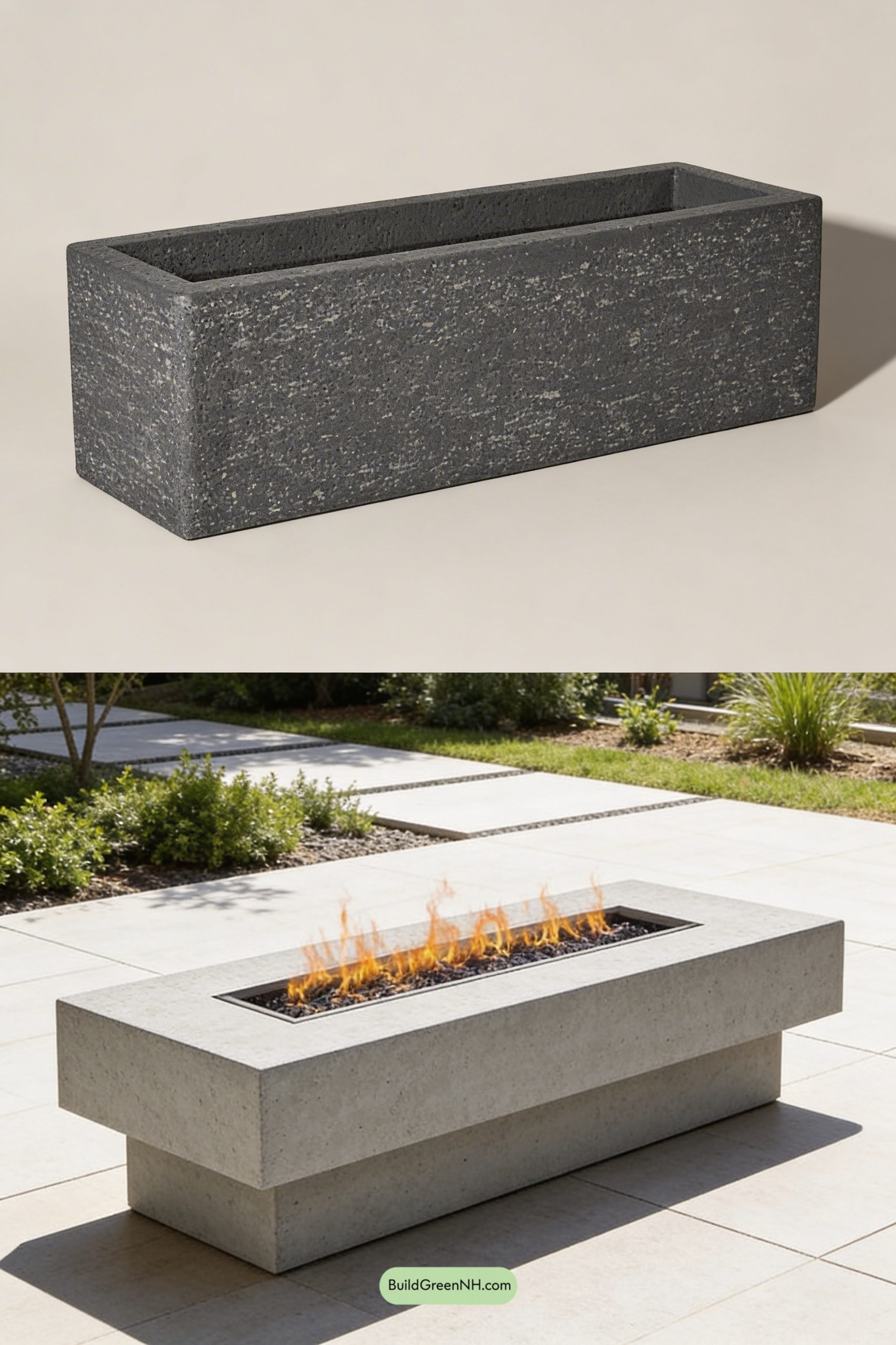 Moodboard for Black-Bottom Pool, Desert Chic Serenity