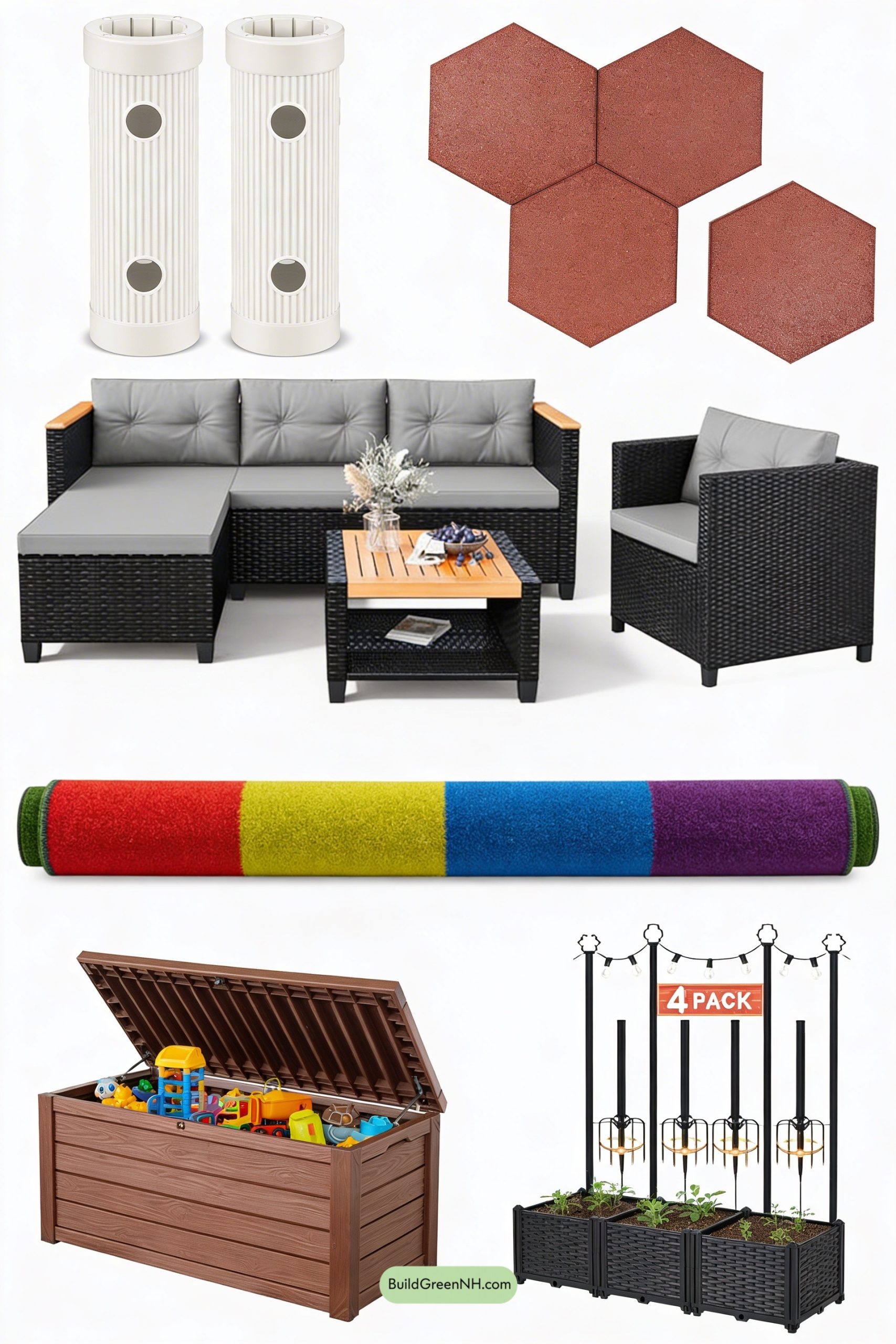 Moodboard for Clean Modern Pool, Secret Kid Zone