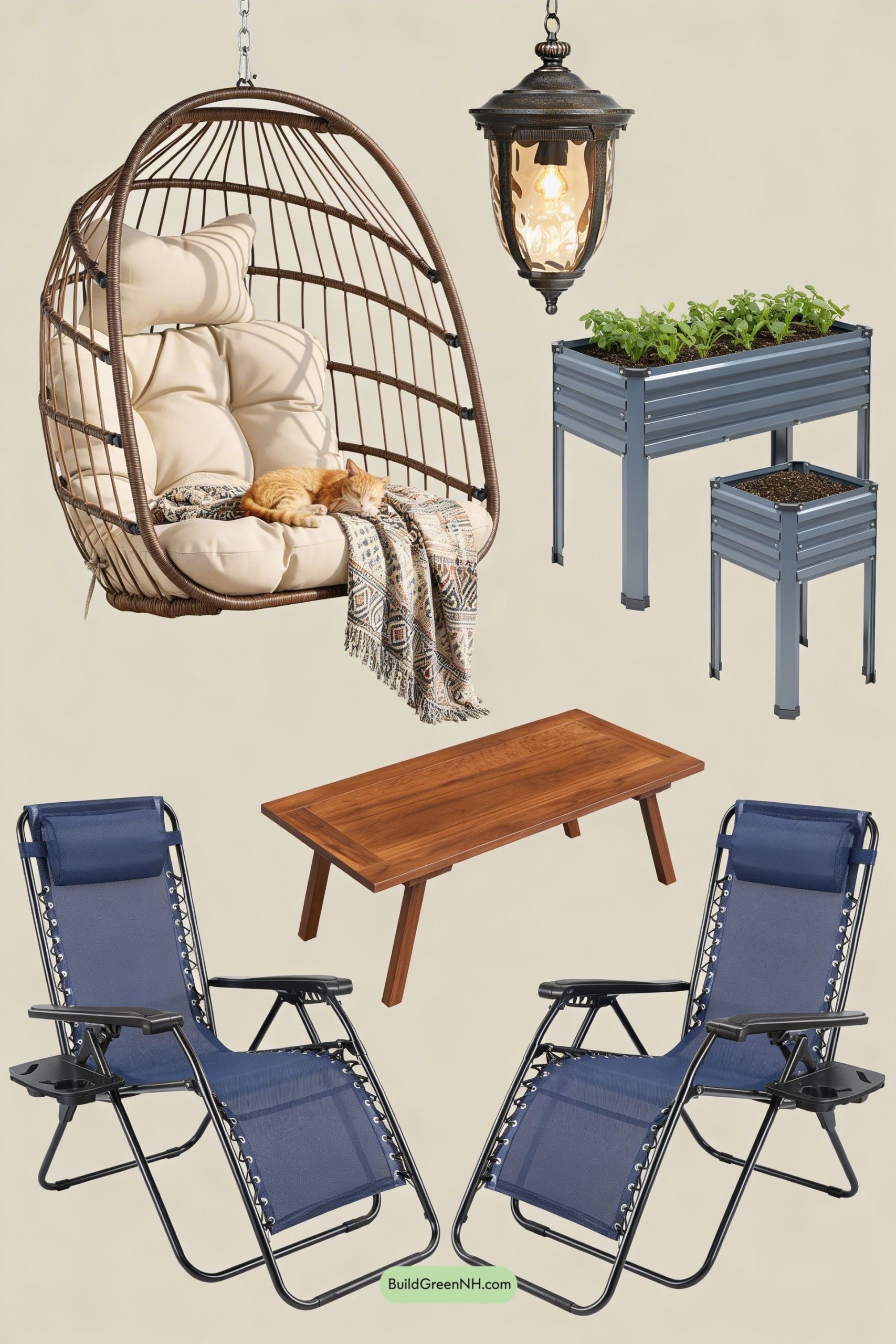 Moodboard for Glass Pavilion Poolside Greenhouse Lounge