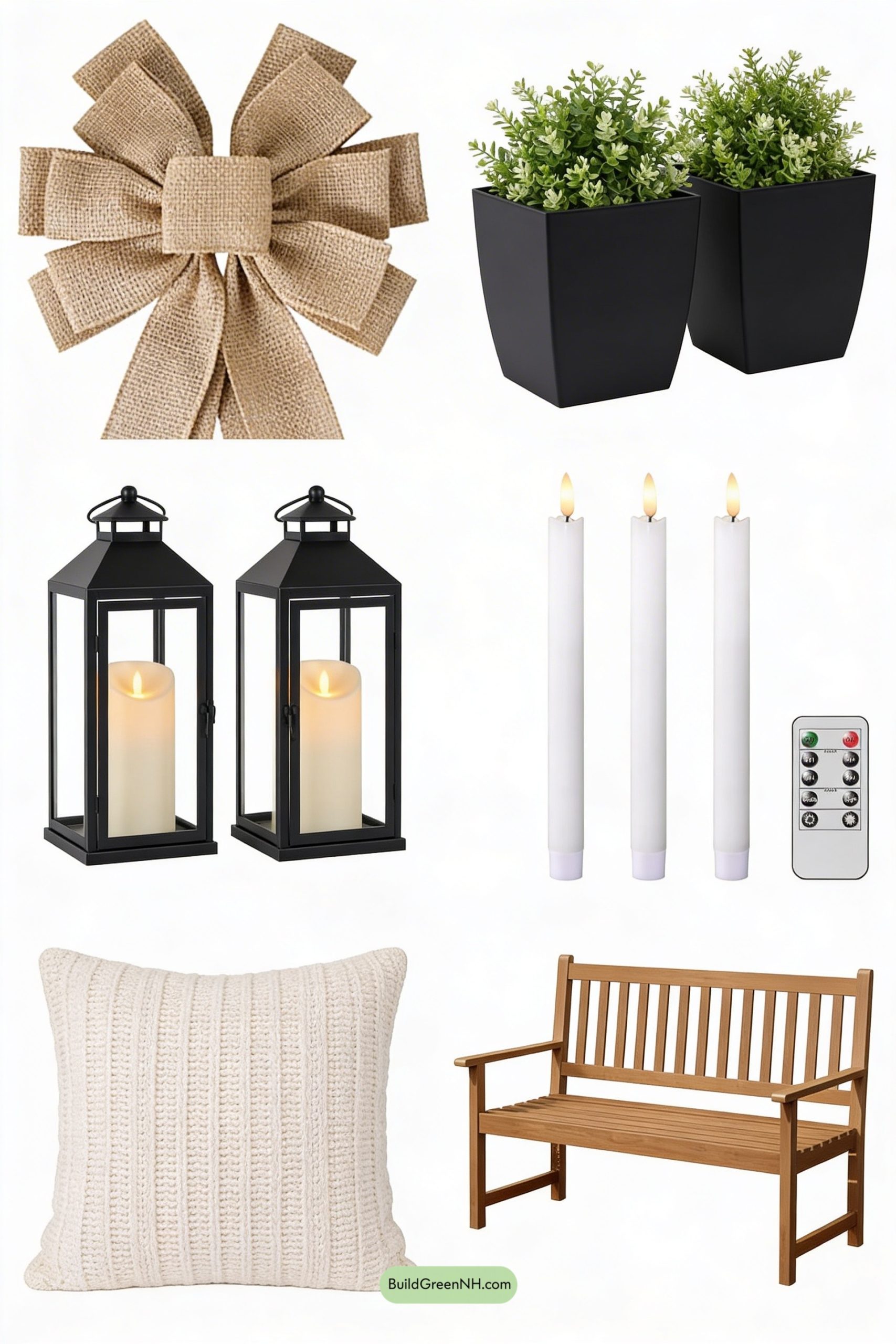 Moodboard for Burlap Bow, Wildflowers, and Welcome