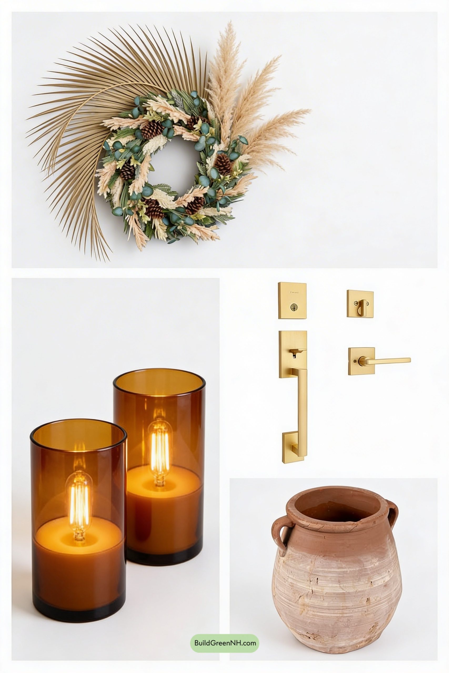 Moodboard for Terracotta Door with Desert Spring Wreath