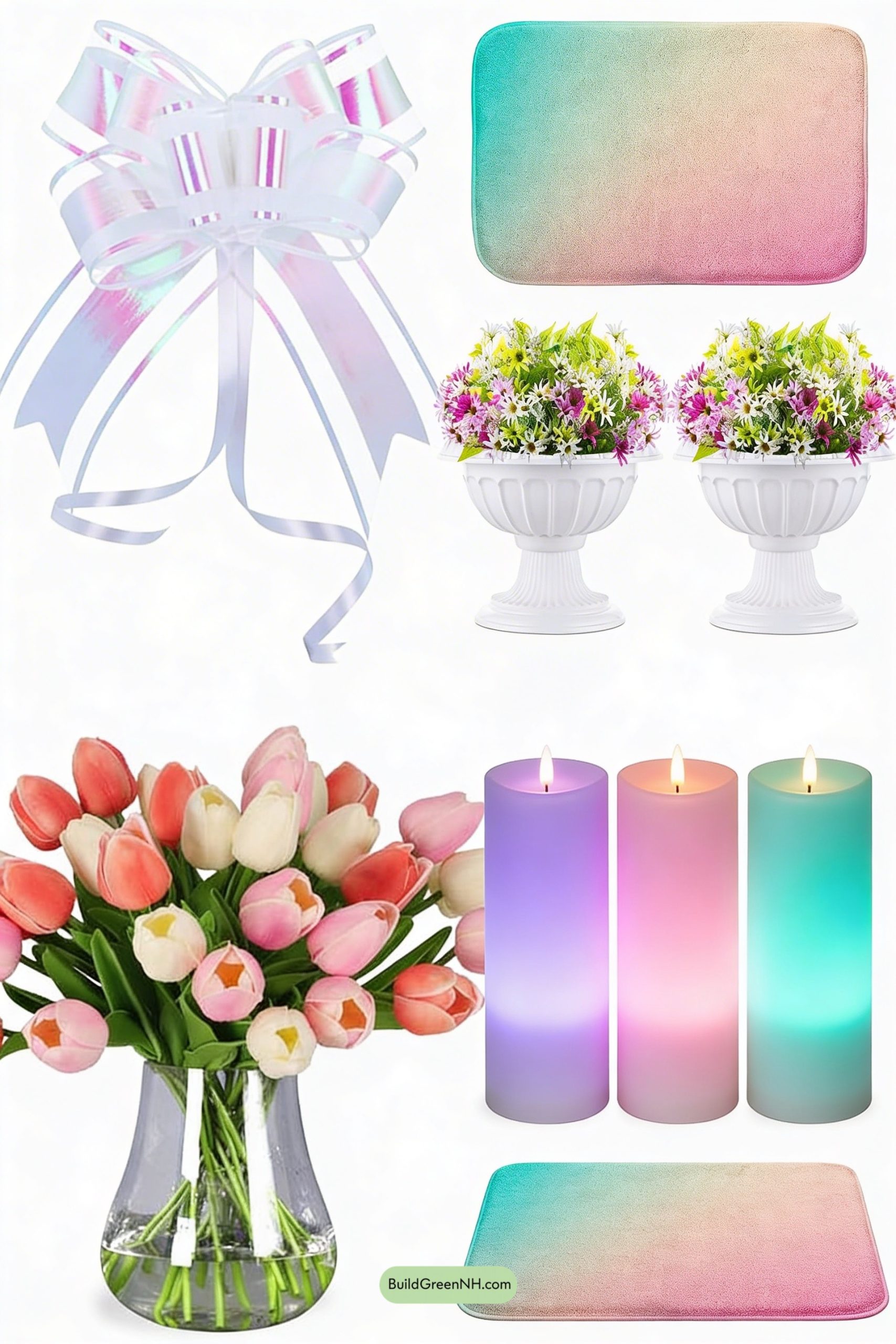 Moodboard for Pastel Pop Spring Front Door