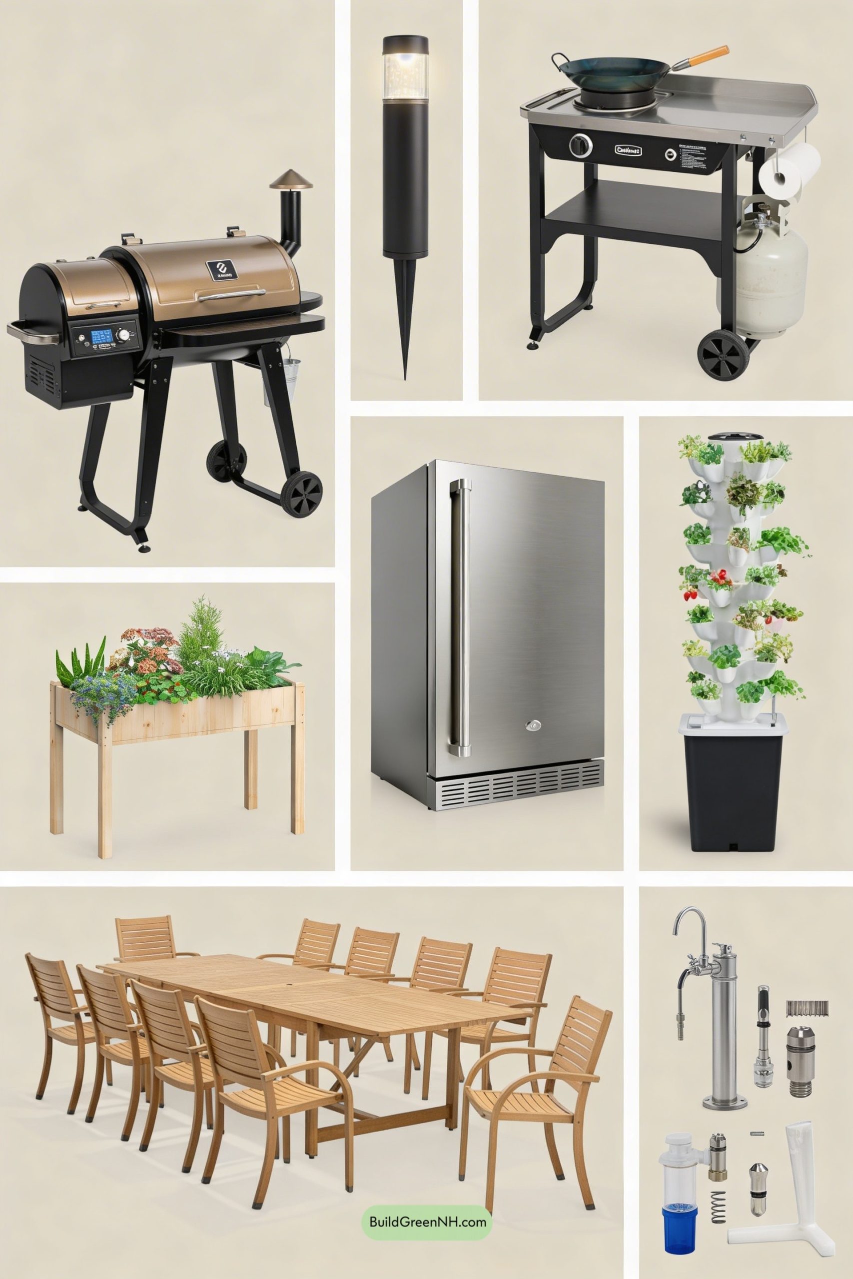 Moodboard for Farm-to-Counter Backyard Cooking Studio
