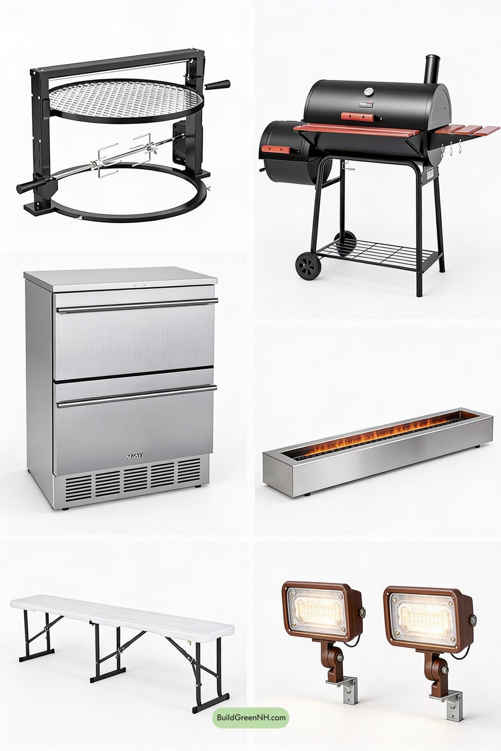 Moodboard for Corten + Concrete Desert Kitchen Retreat