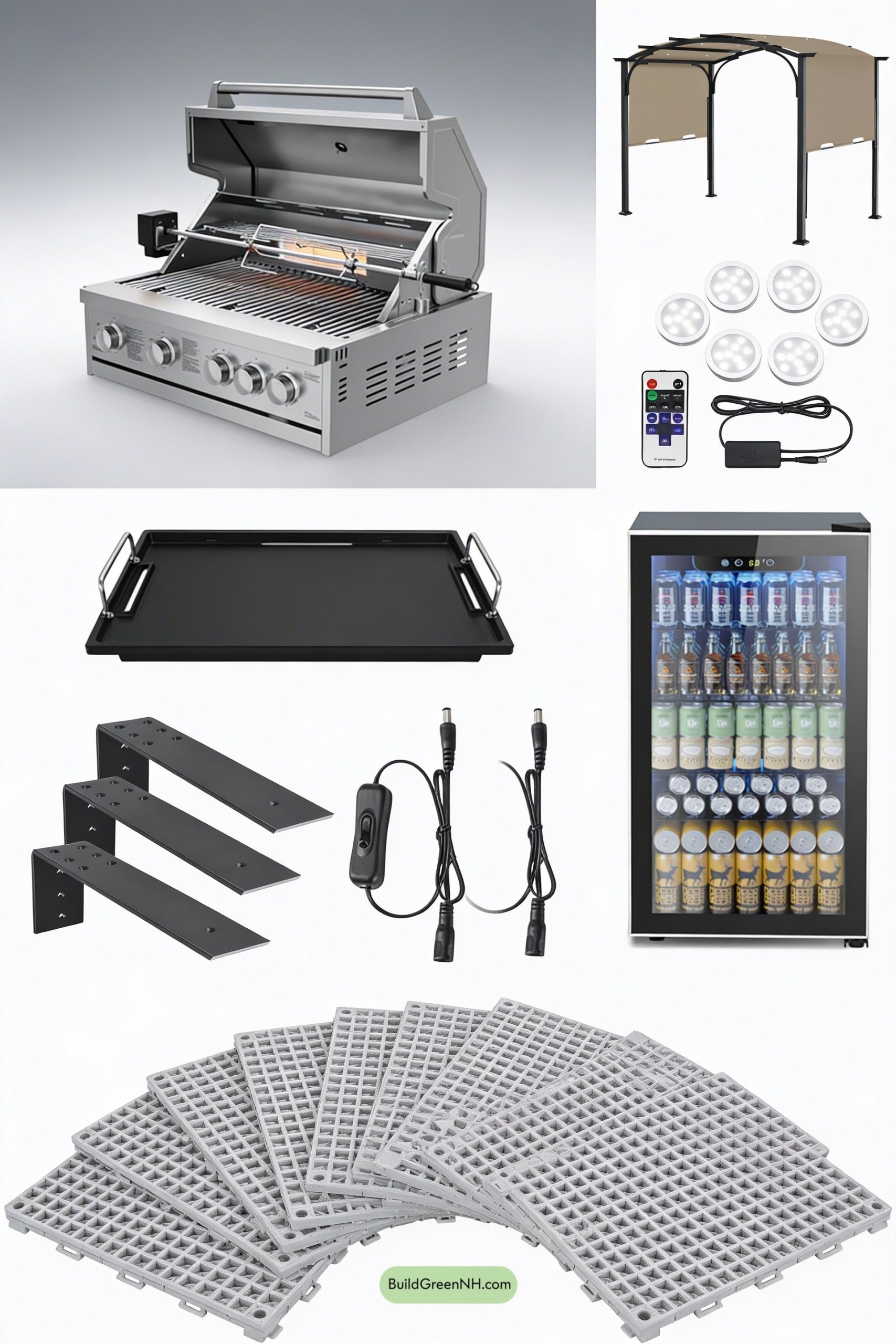Moodboard for Poolside Cantilever Bar, Zero Compromises
