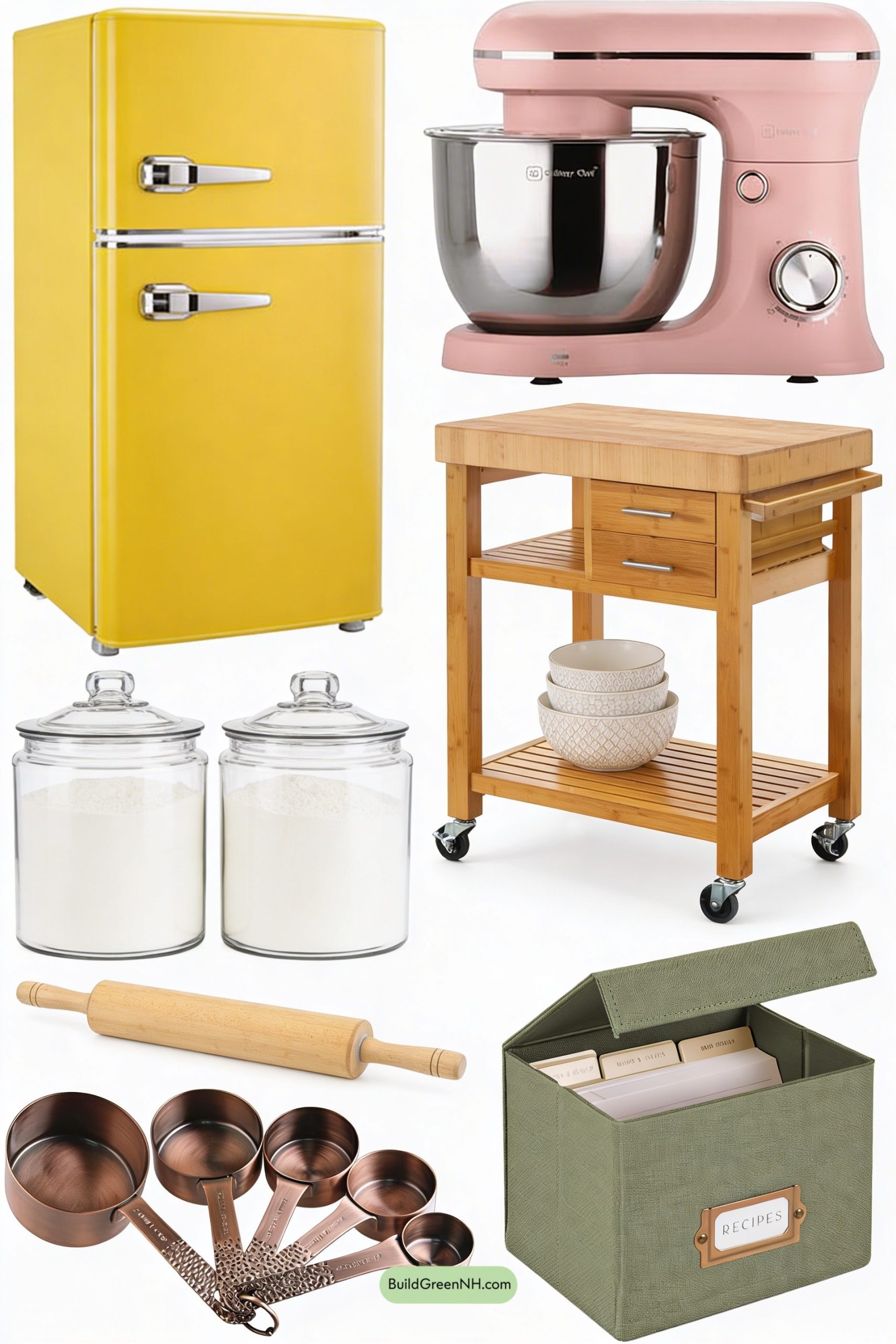 Moodboard for Butter-Yellow Fridge, Pie-Day Energy