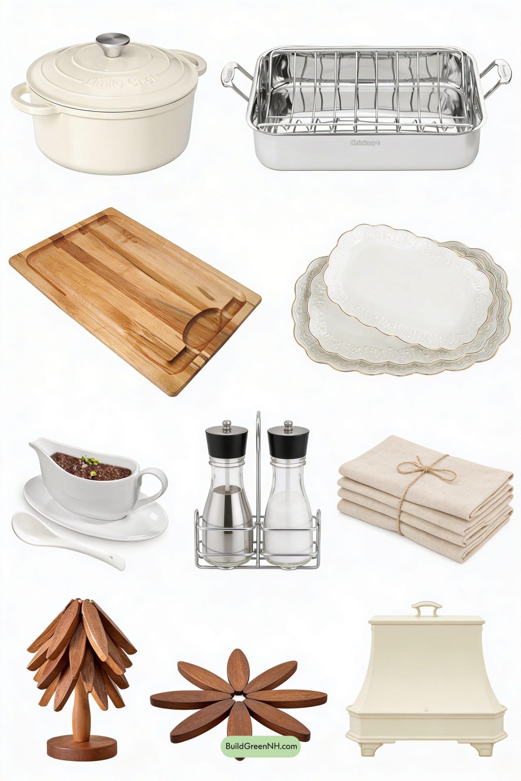Moodboard for Roast-Ready Grandmacore Warmth in Wood