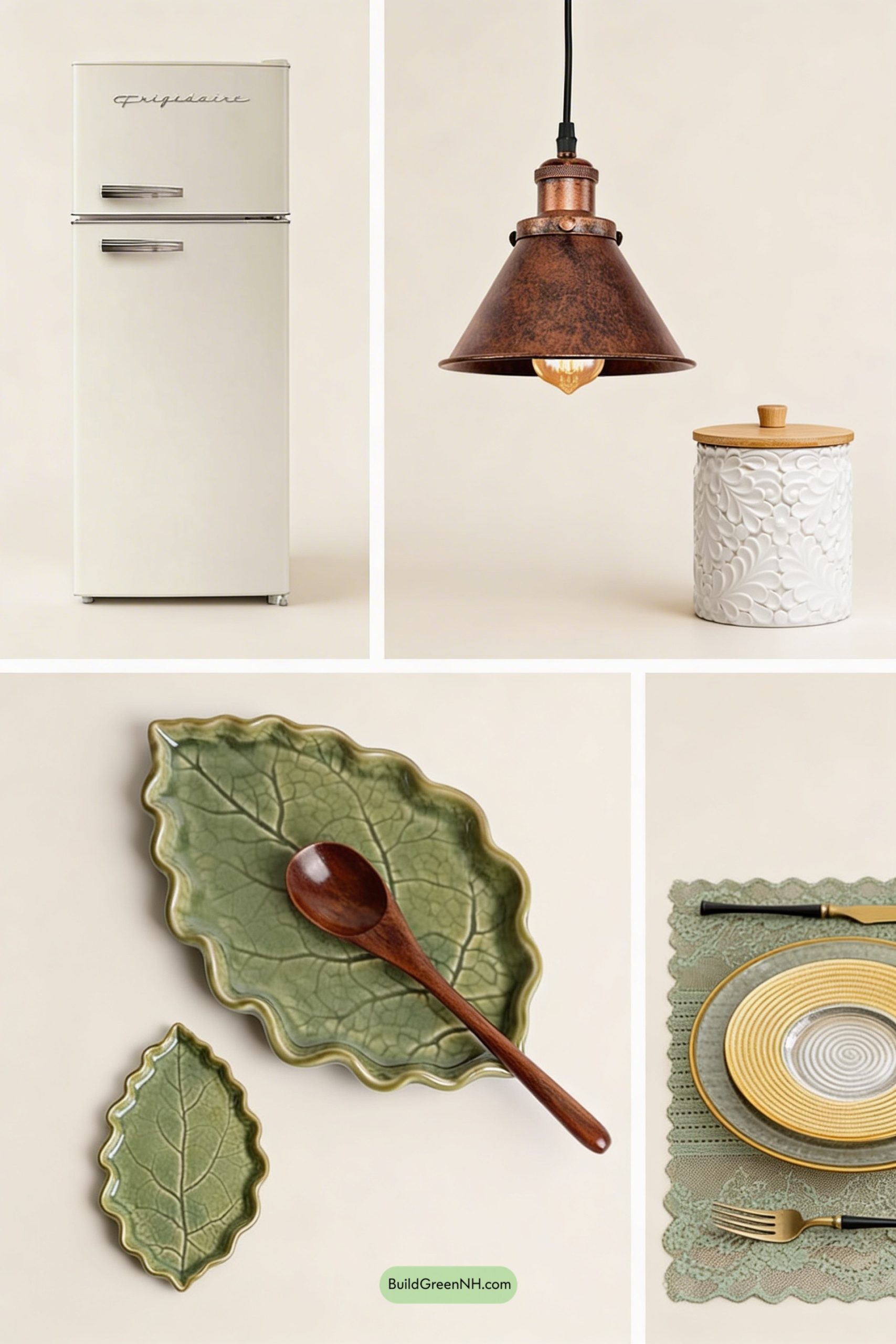 Moodboard for Postcard Fridge, Warm Wood, Instant Nostalgia