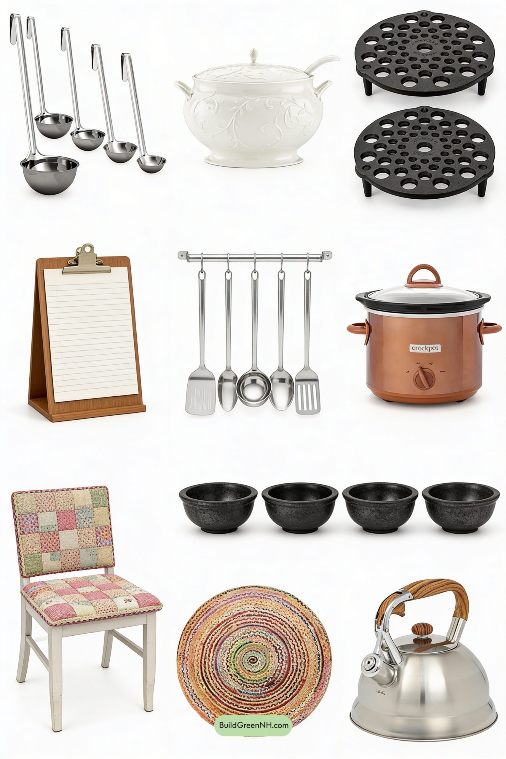 Moodboard for Hearthside Stew Nook with Hanging Ladles