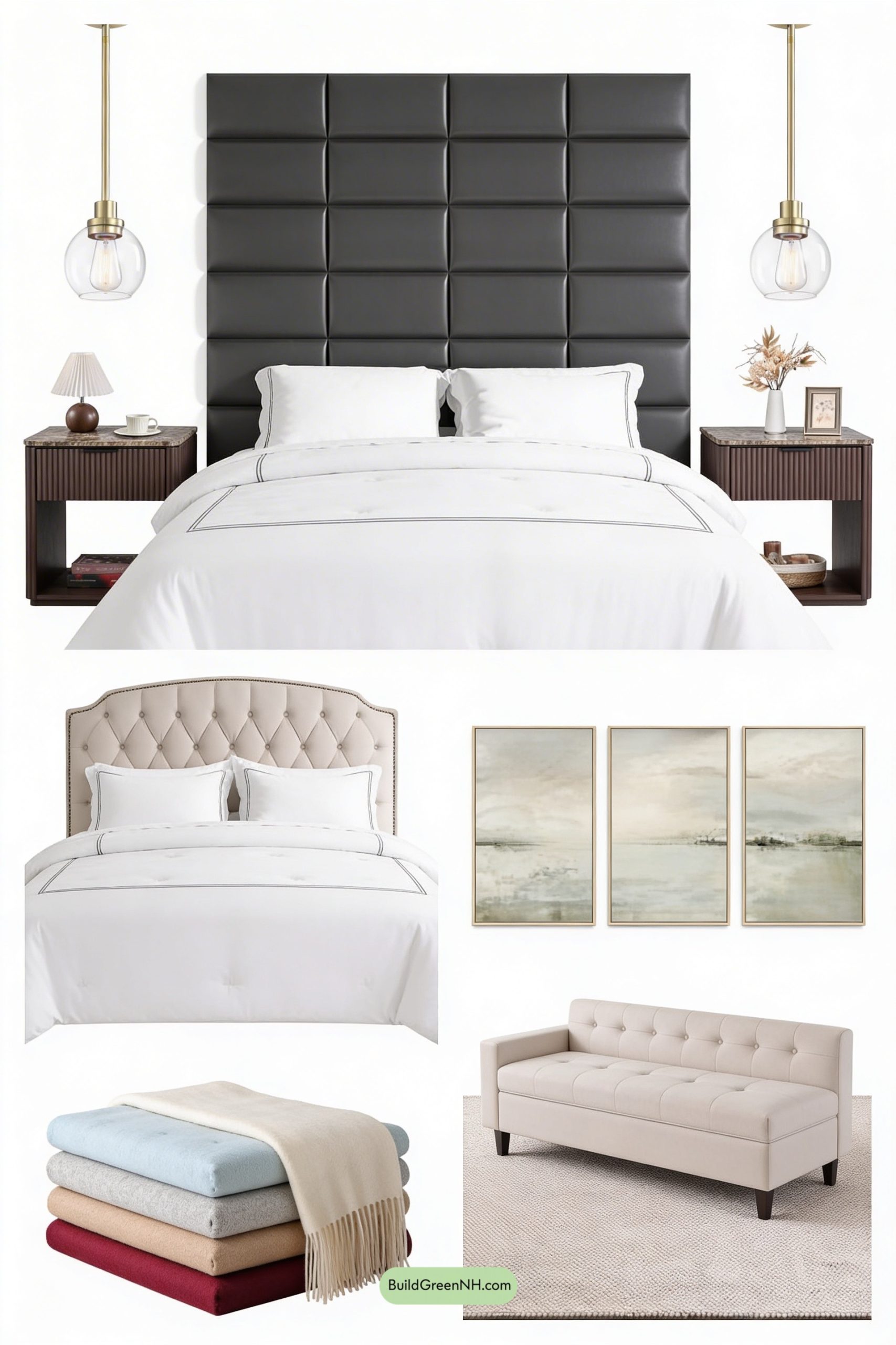 Moodboard for Greige Hotel Suite, Perfectly Balanced