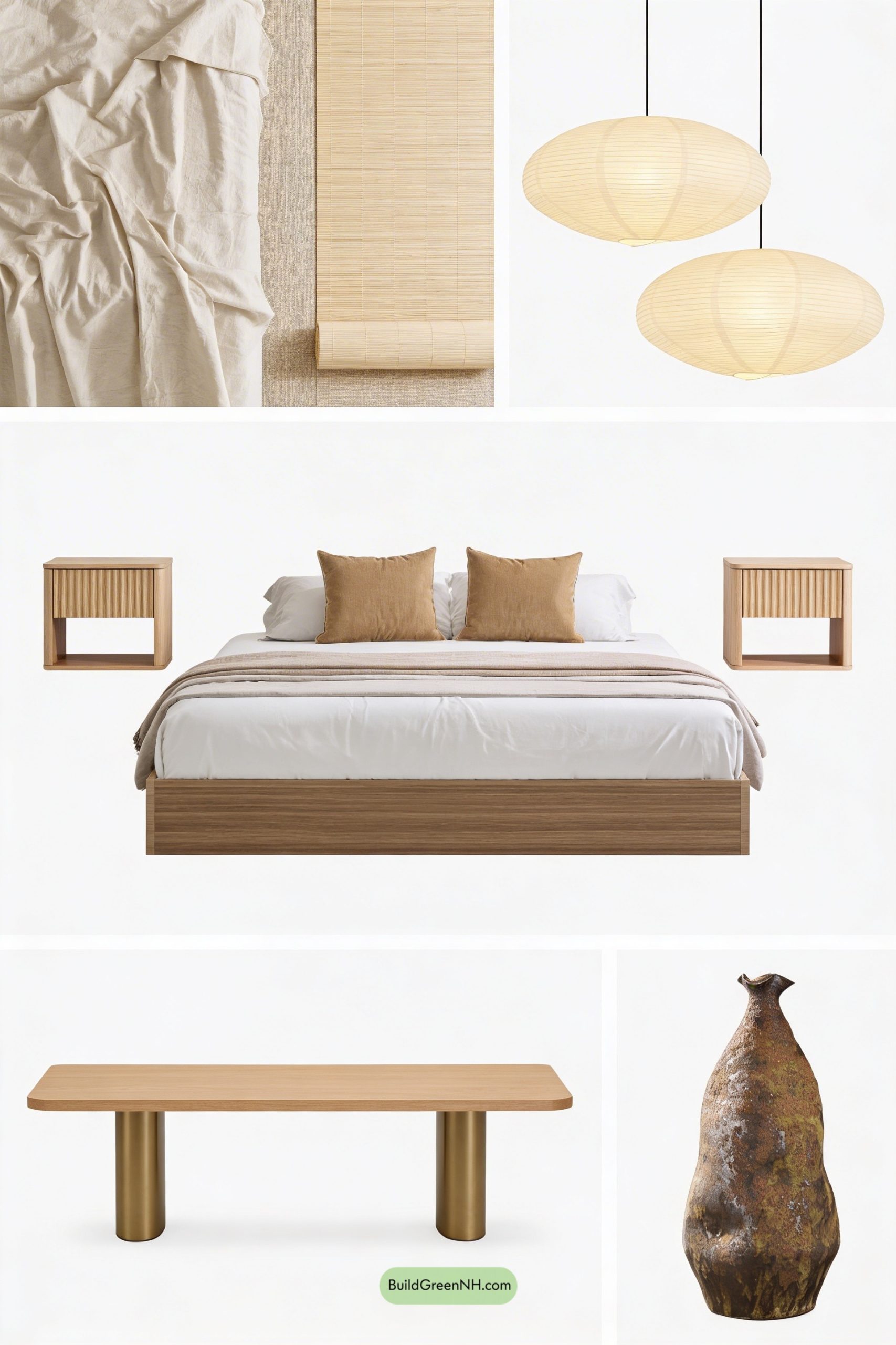 Moodboard for Whisper-Quiet Zen Suite in Stone Hues