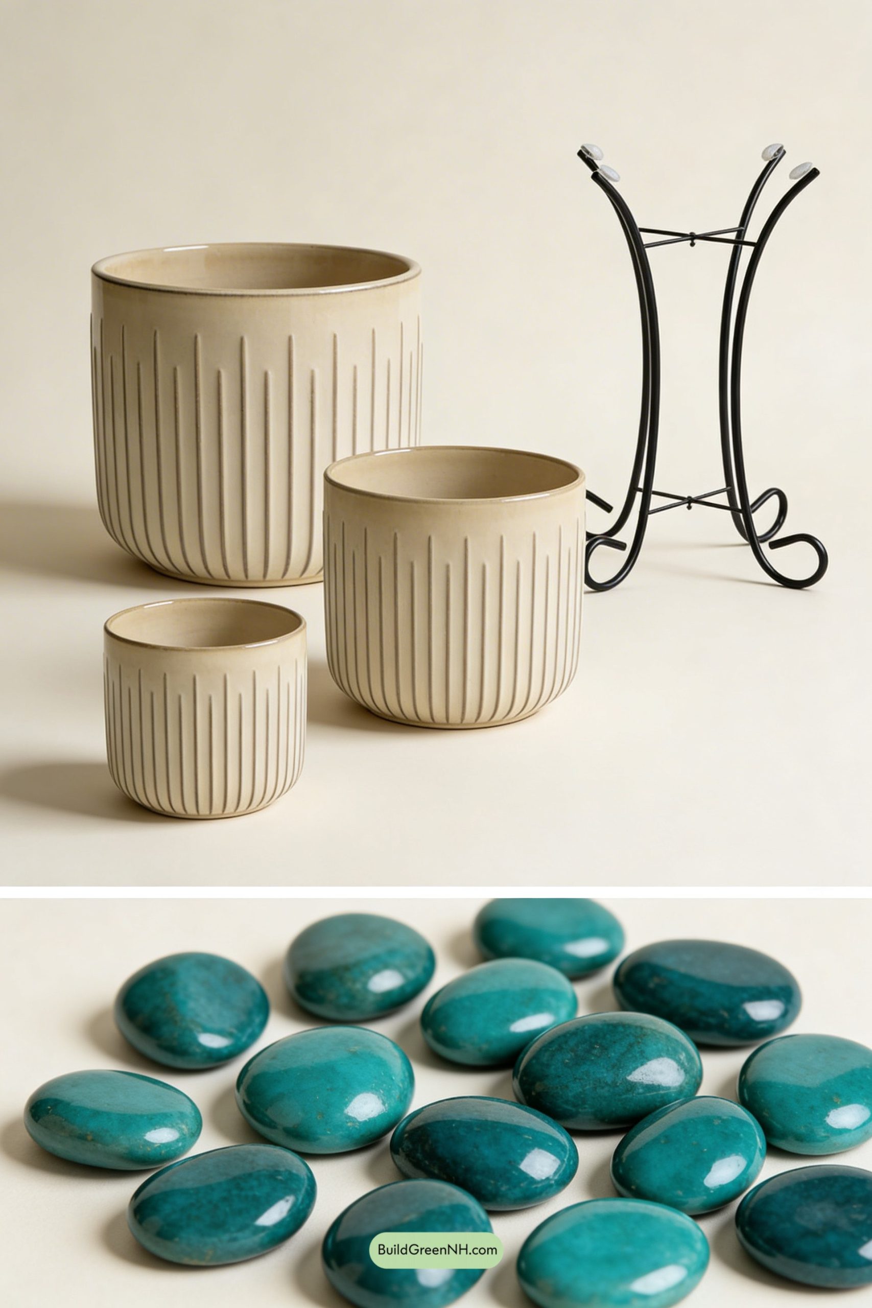 Moodboard for Cobalt Mosaic Birdbath Patio Moment