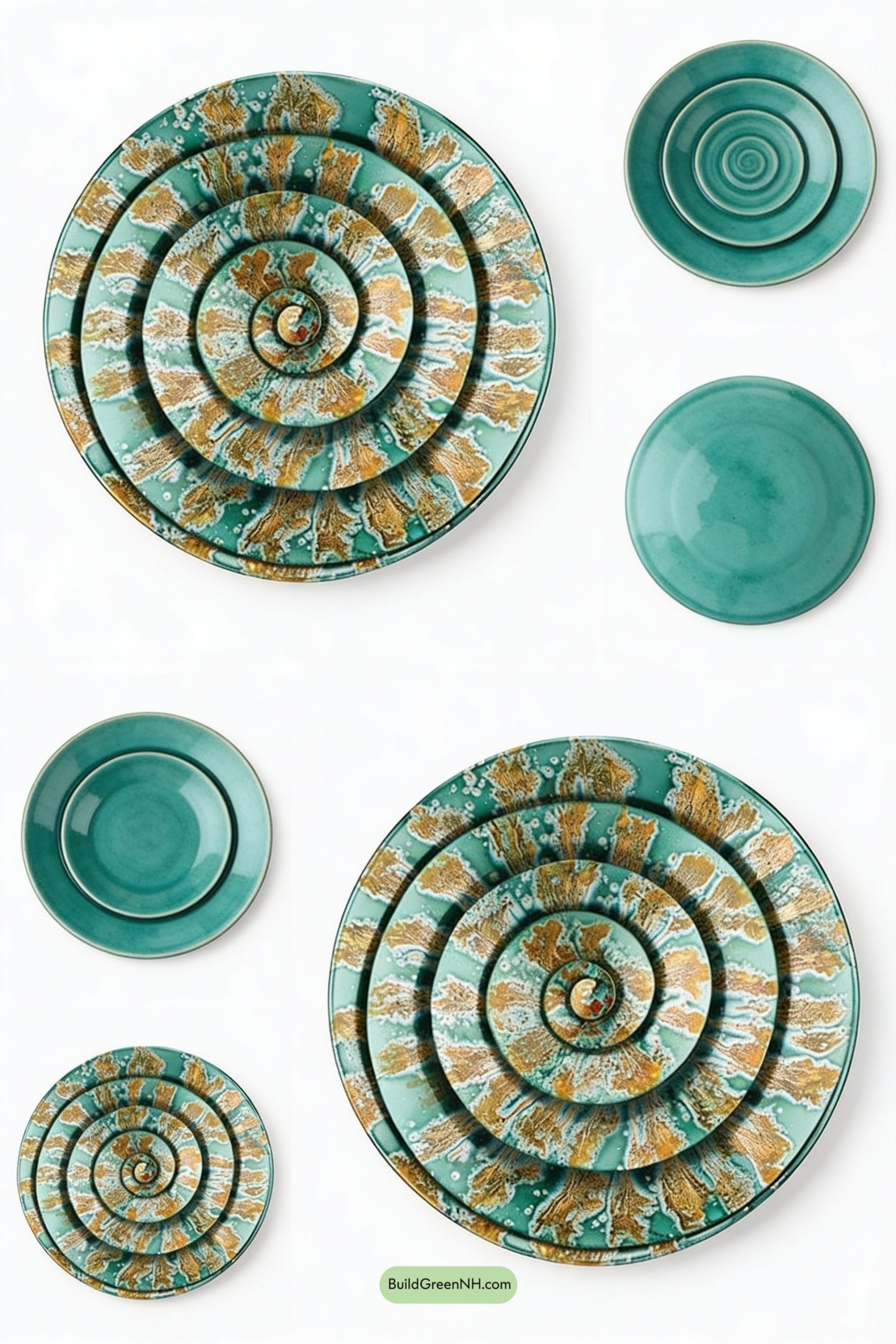 Moodboard for Ceramic Spirals on Garden Fence