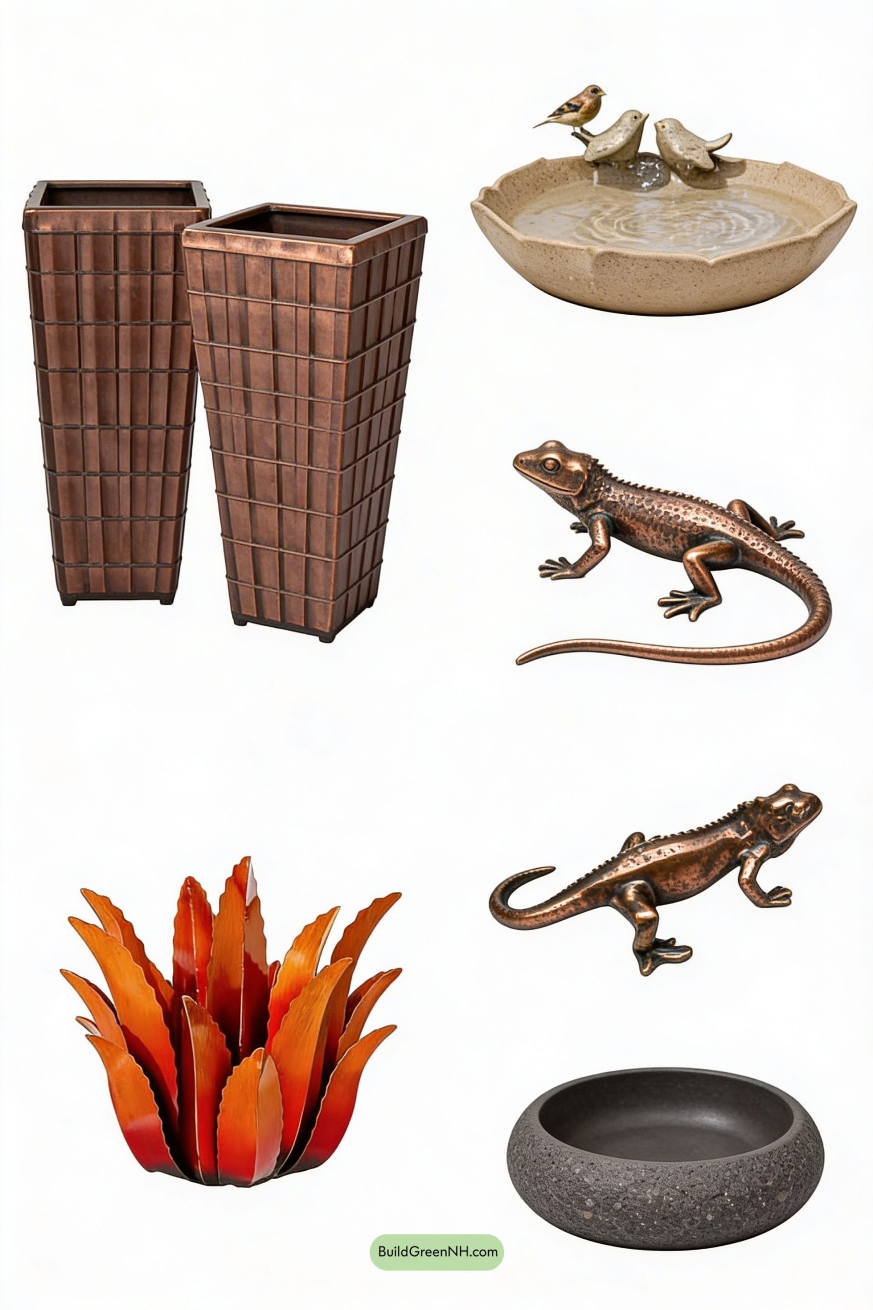 Moodboard for Terracotta Accents in a Xeriscape Courtyard