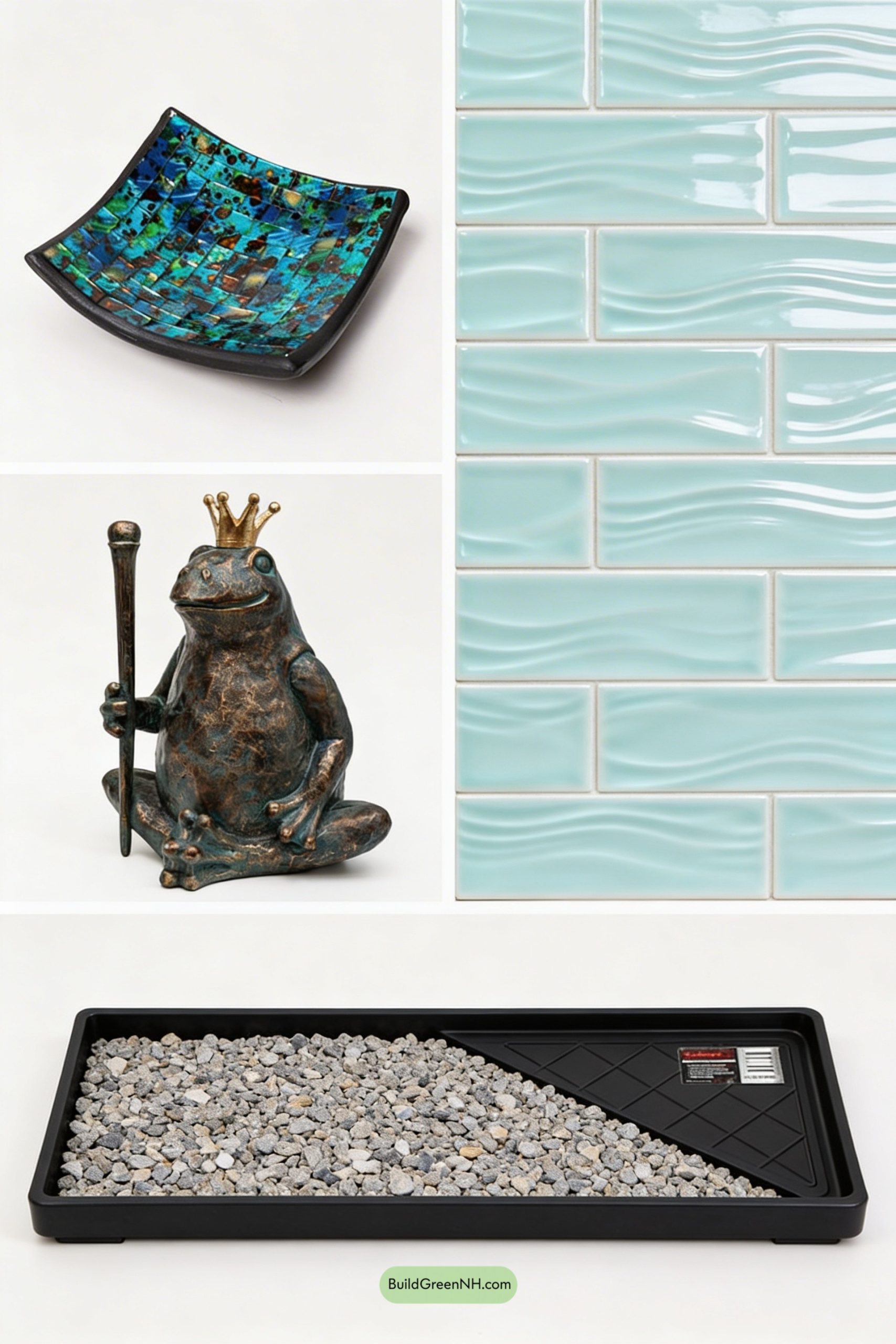 Moodboard for Ceramic Rain Chain and Mosaic Basin