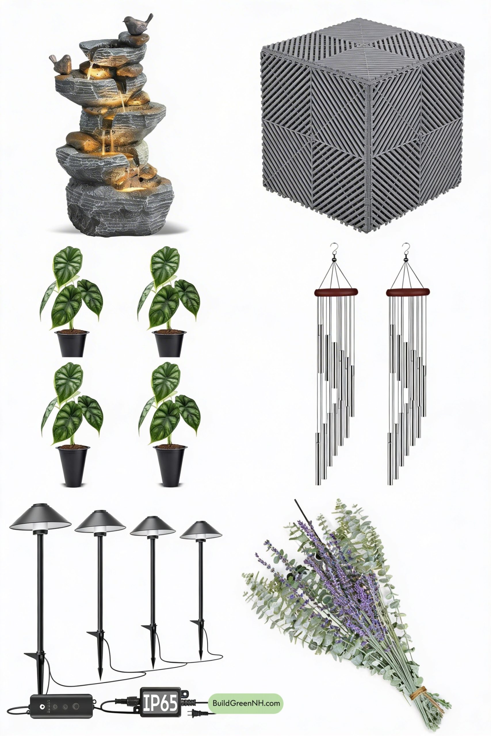 Moodboard for Winding Path to a Trickle Focal Point