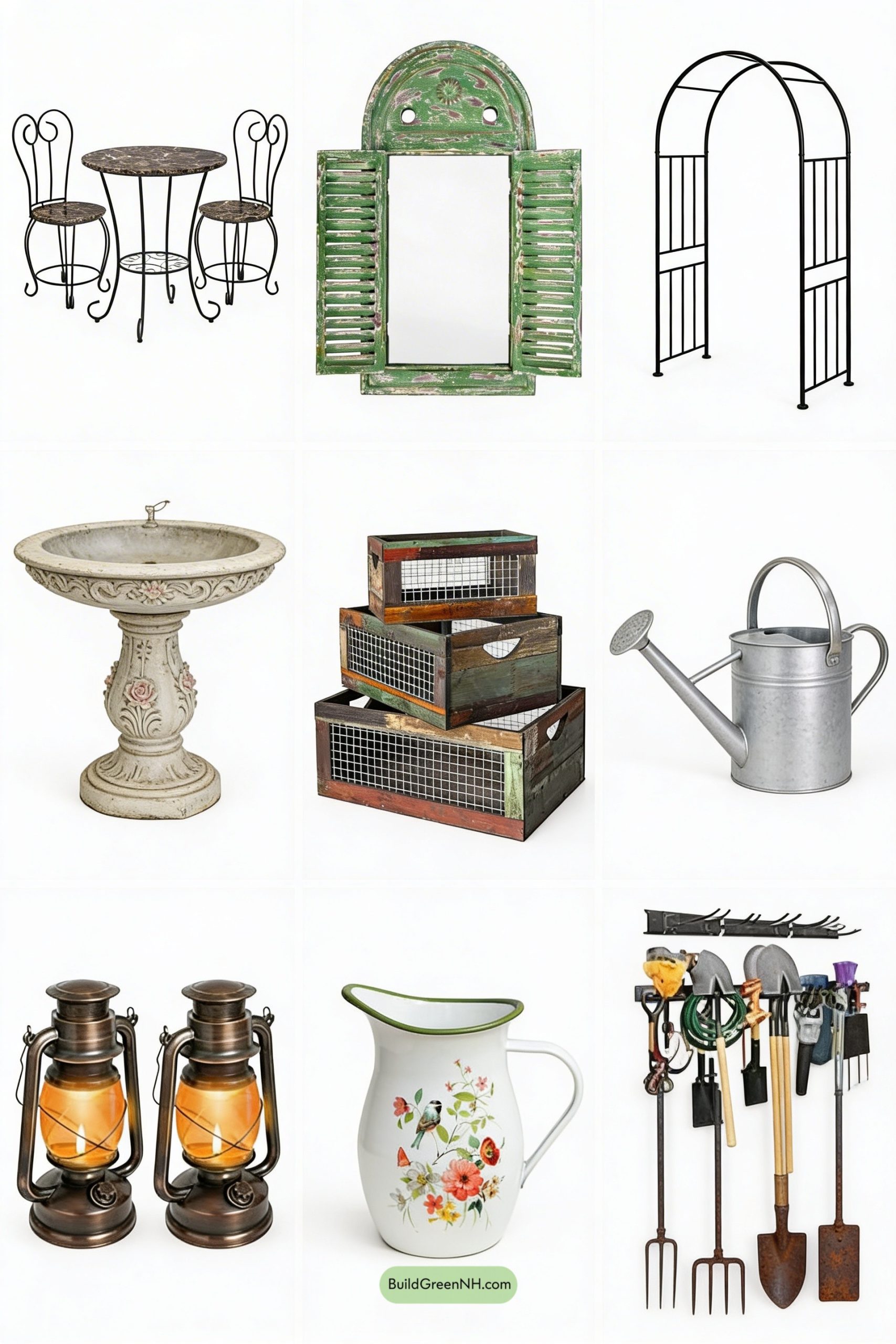 Moodboard for Roses, Gravel, and a Bistro Pause