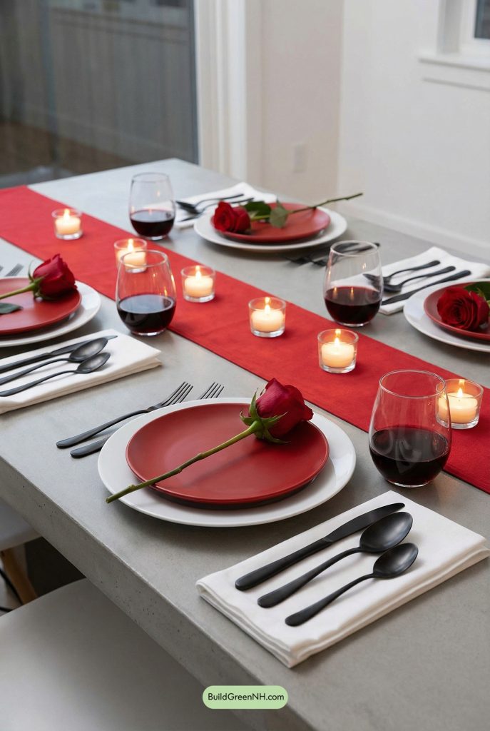 Minimal Valentine Table, Maximum Romance