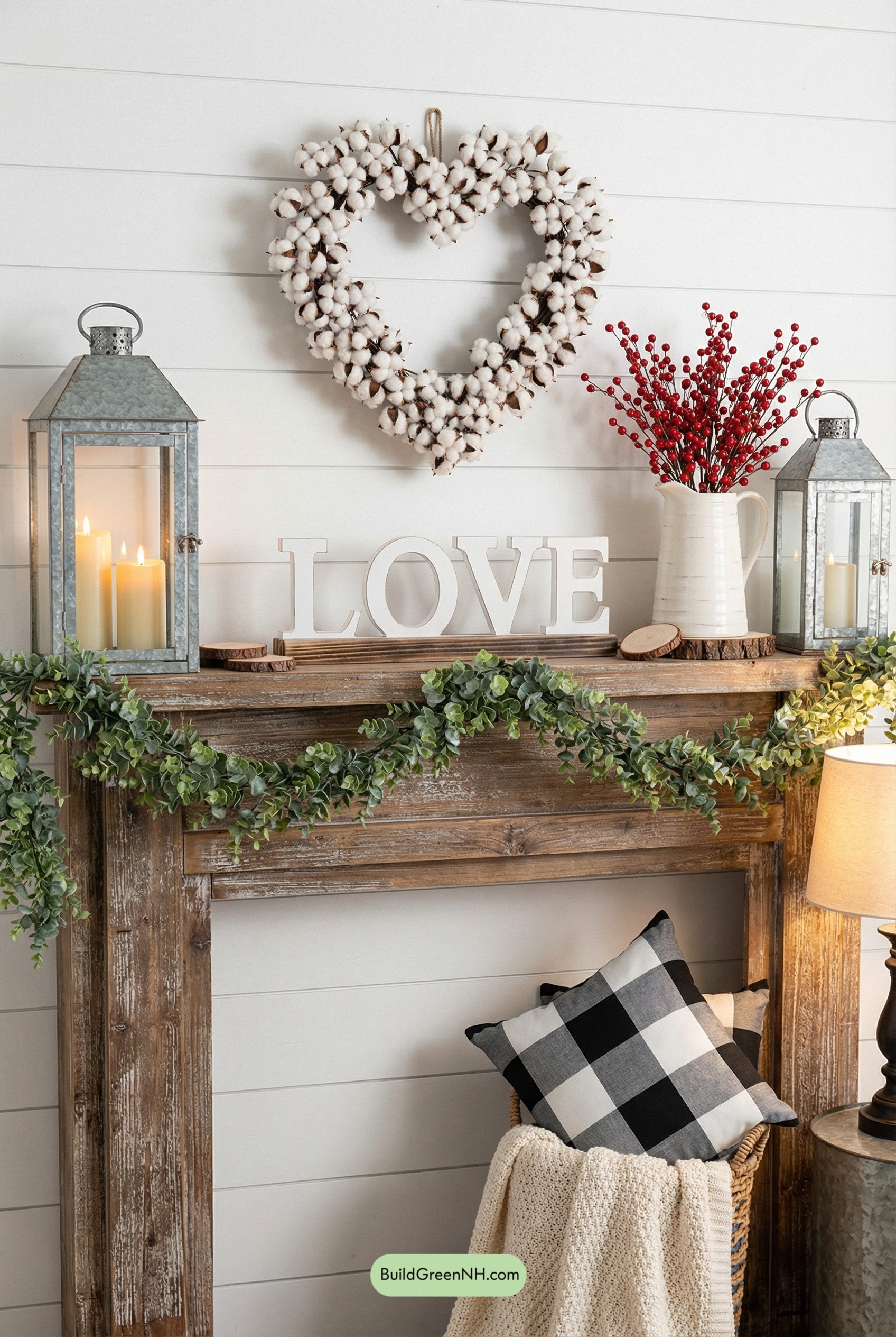 Modern Farmhouse Love Mantel Moment