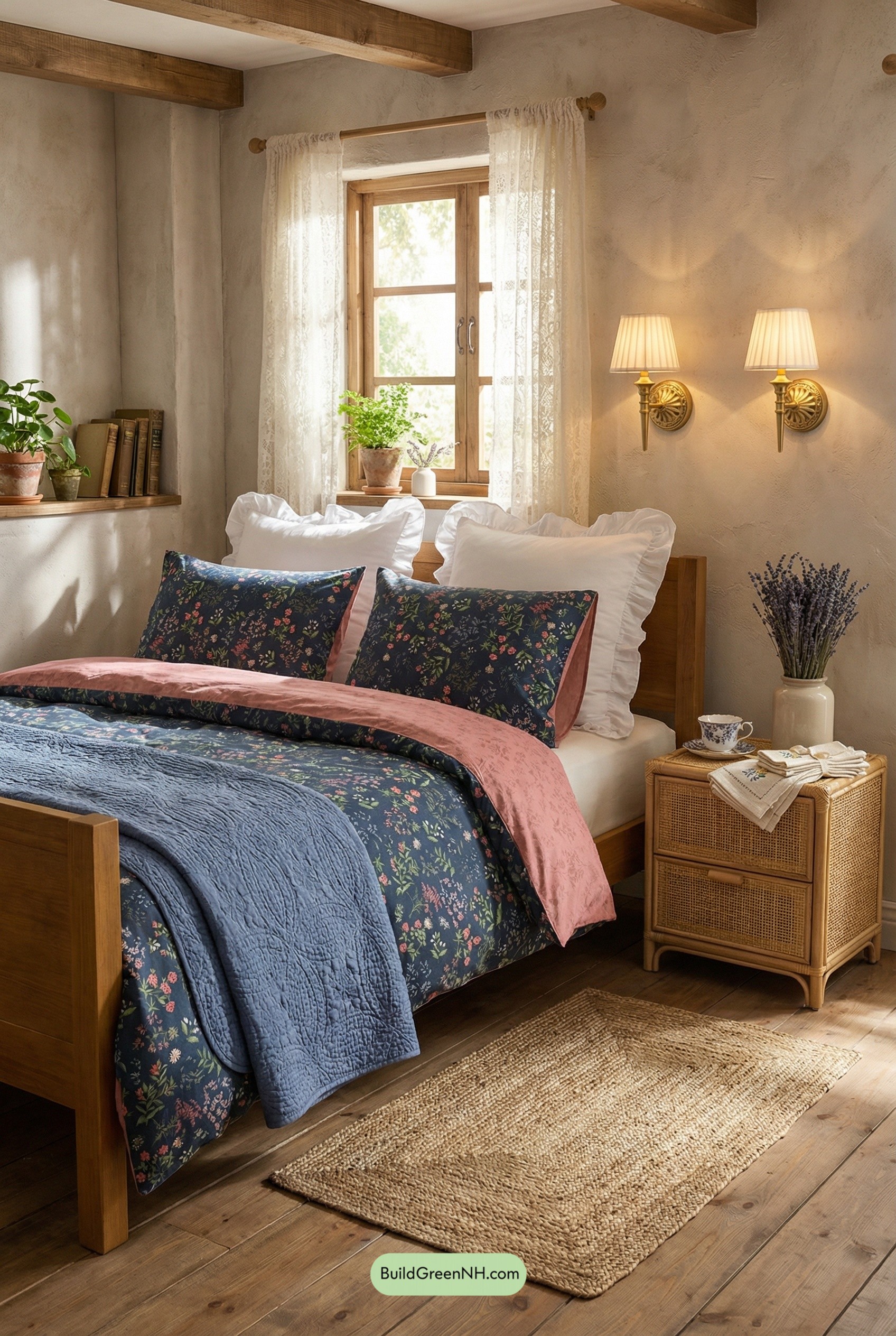 Cottagecore Florals and Bedside Tea Bliss