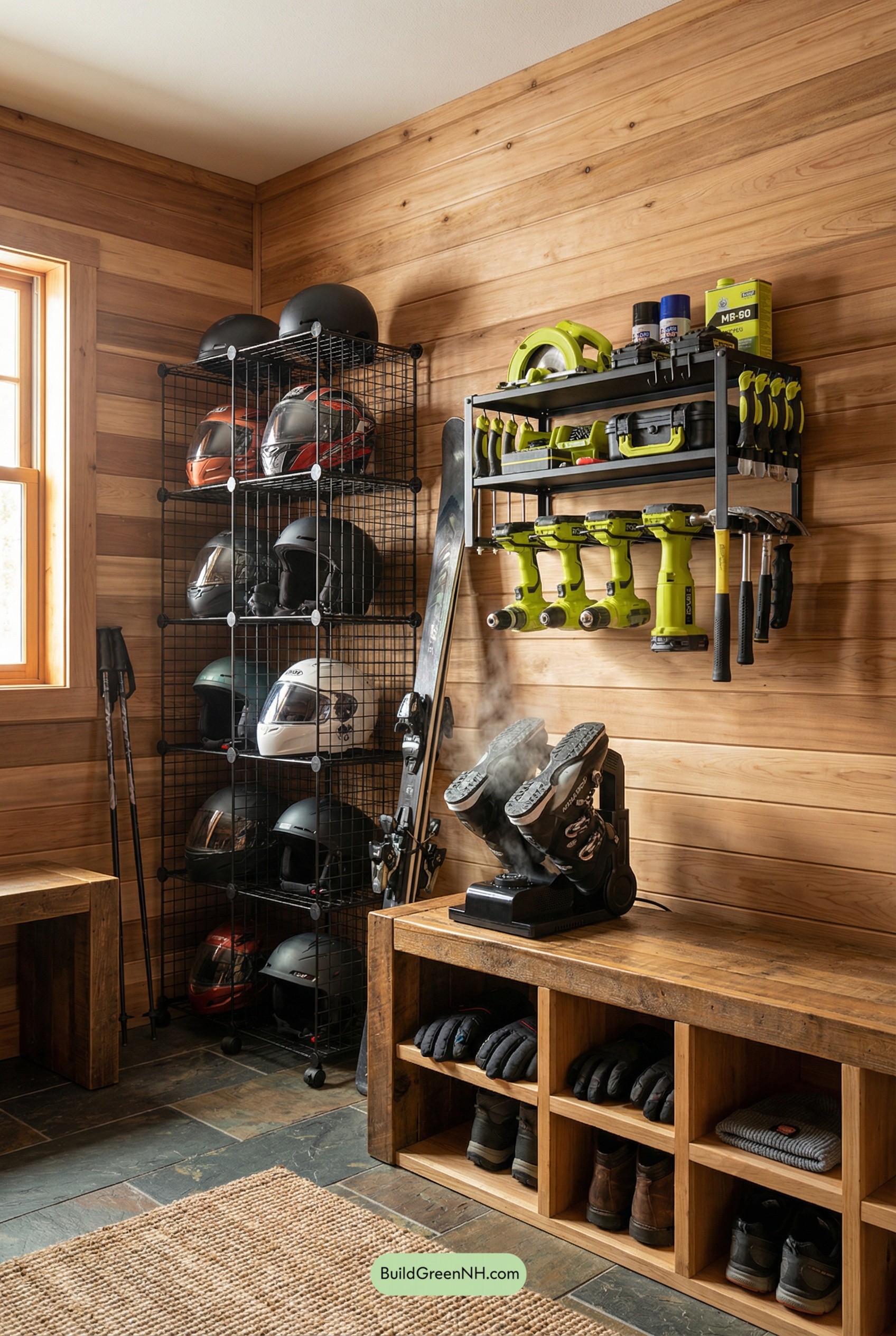 Ski Cabin Mudroom, Dialed In