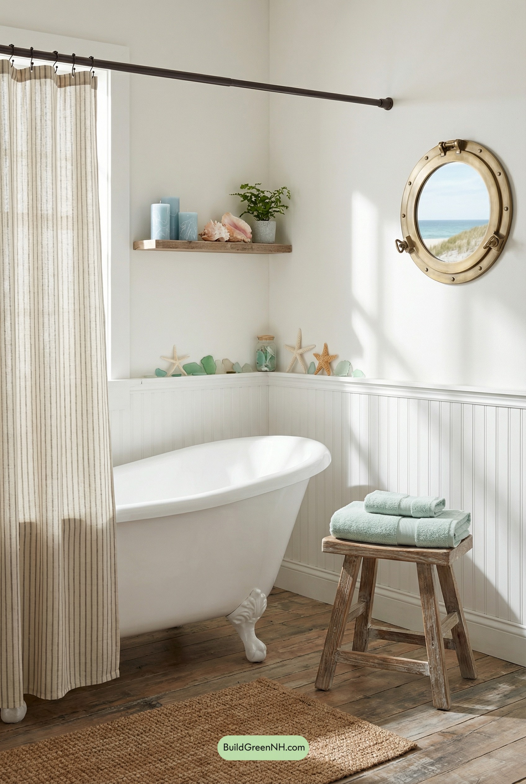 Seaside Shabby Chic Soaking Nook