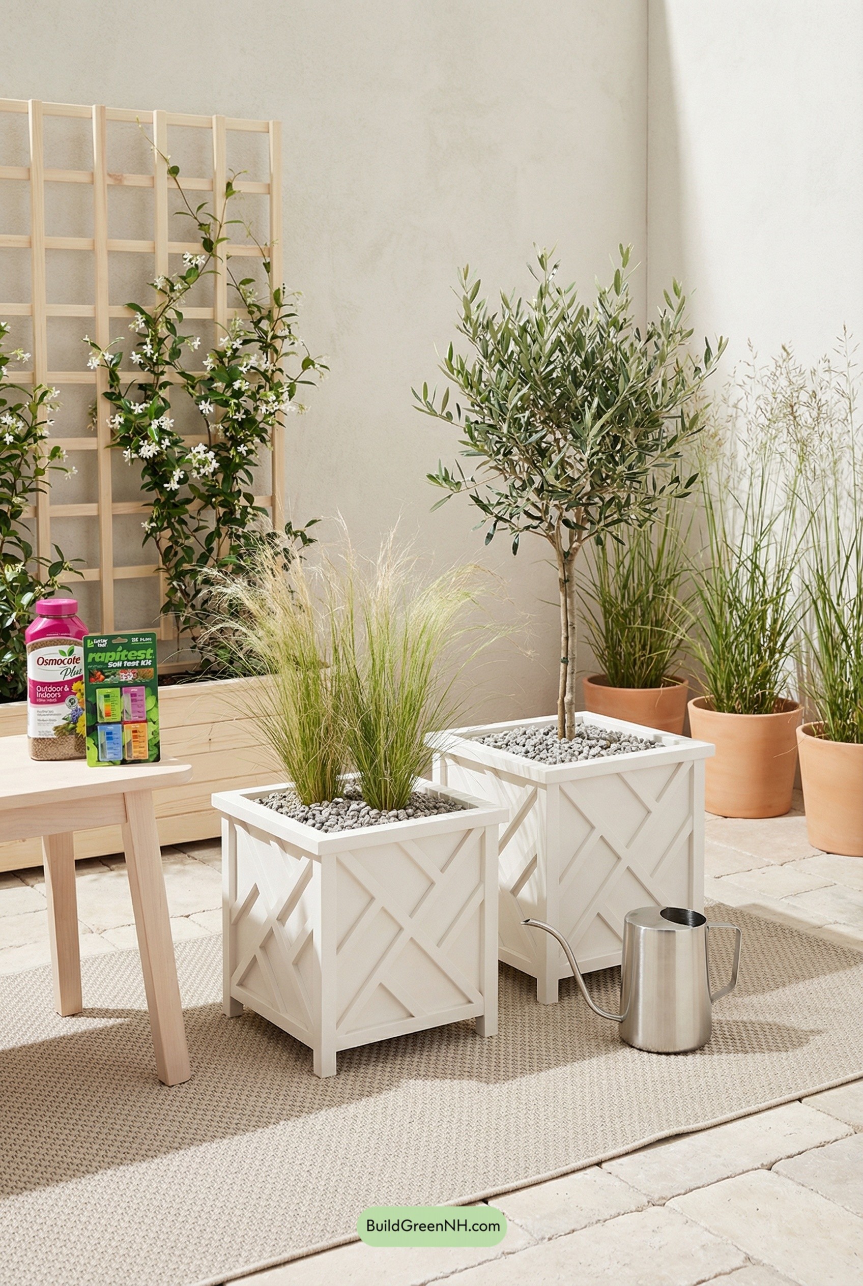 Pale Wood Trellis, Clean Nordic Calm