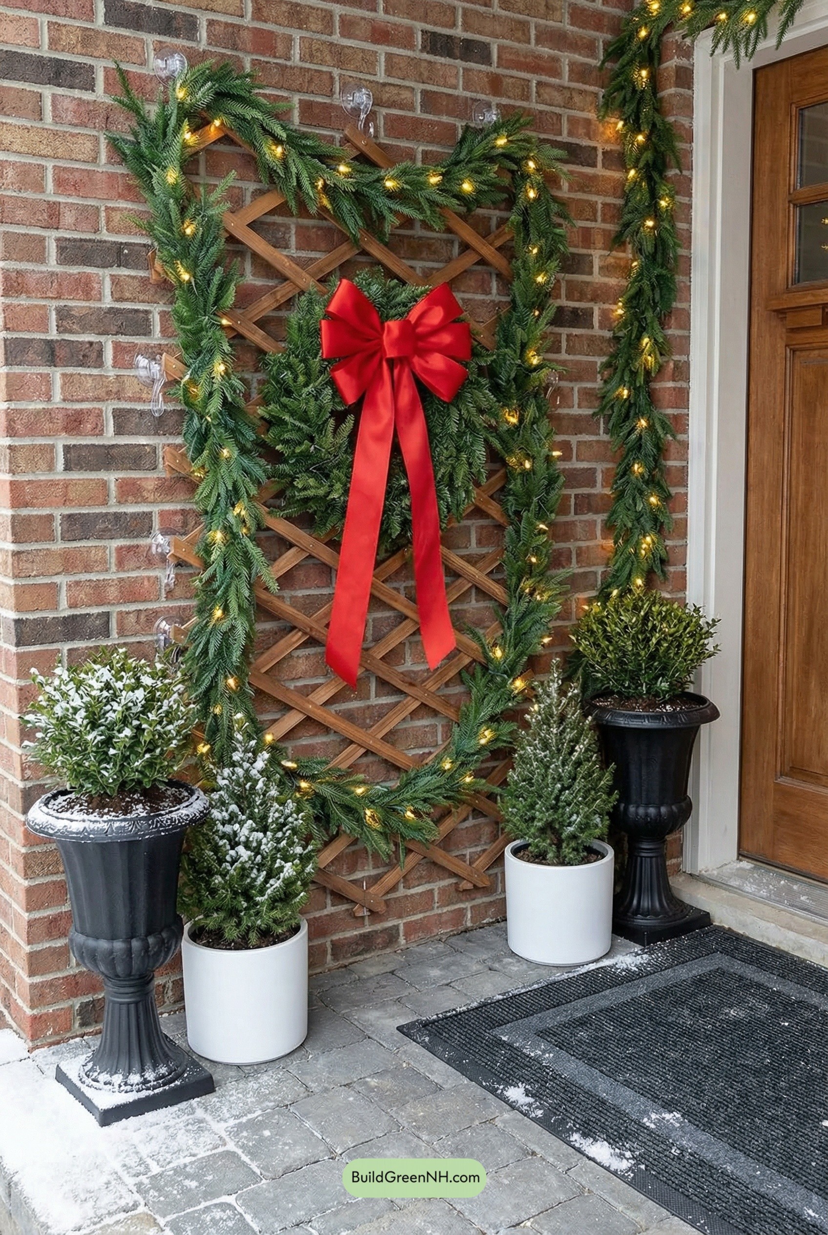 Trellis Wreath Wall, Porch Edition