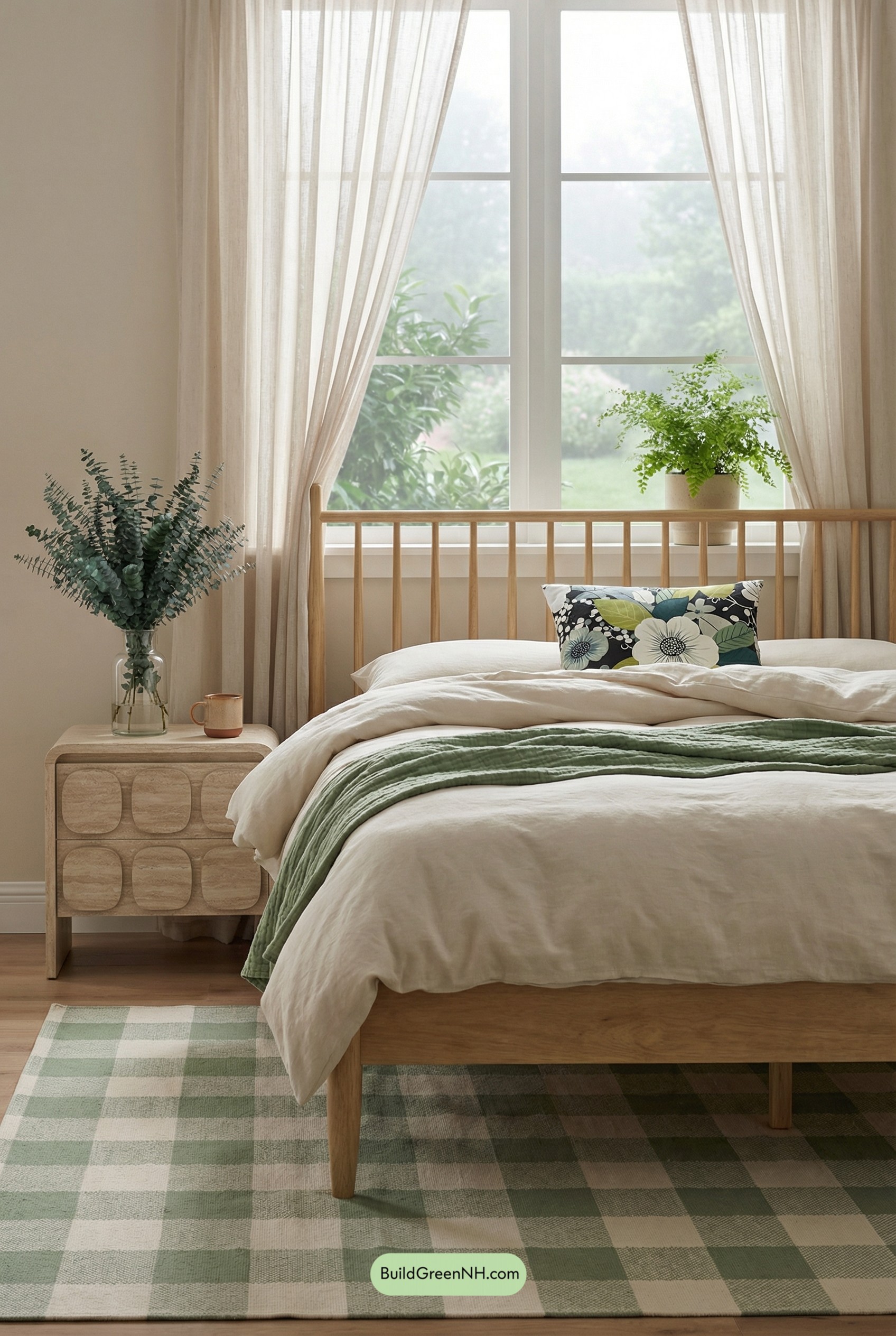 Sage Gingham Calm, Buttercream Dreams