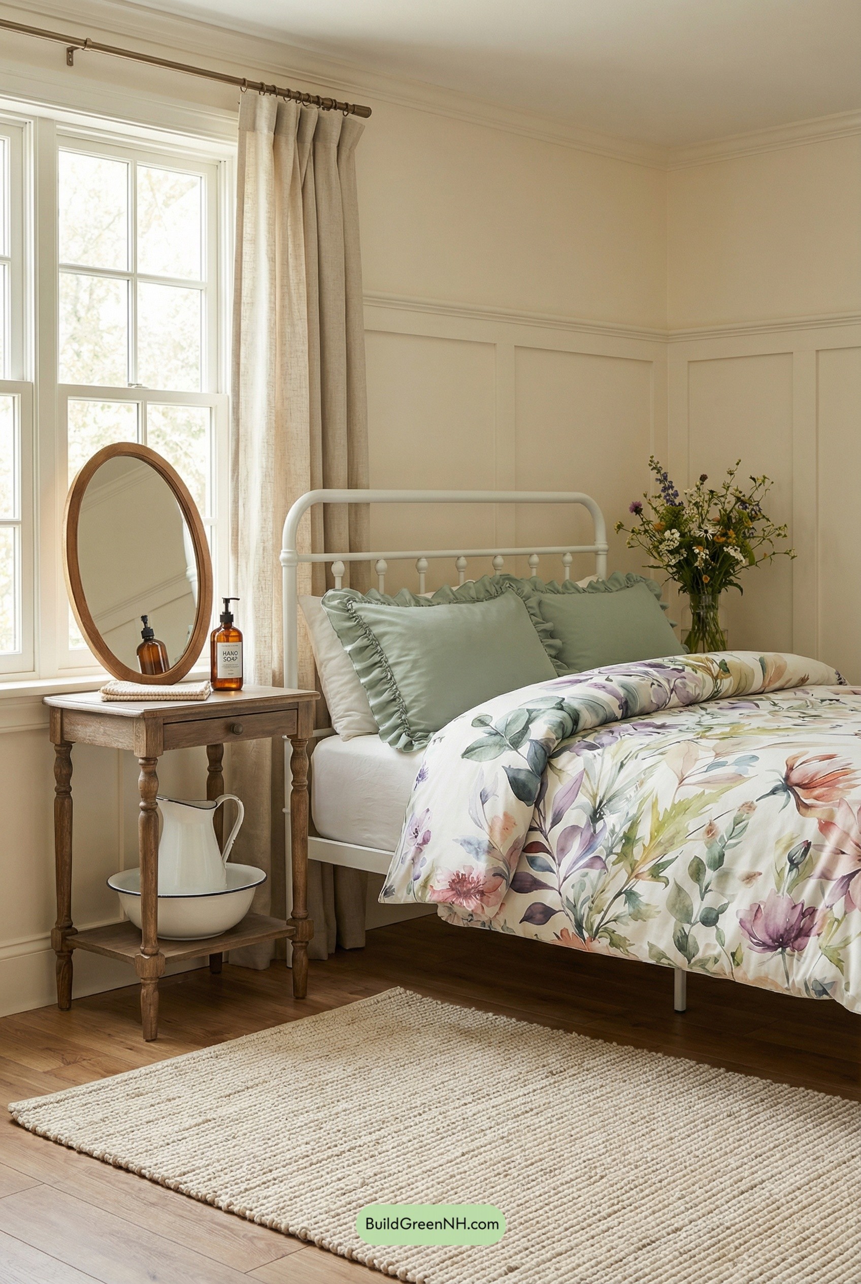 Enamel Basin Charm by the Bed