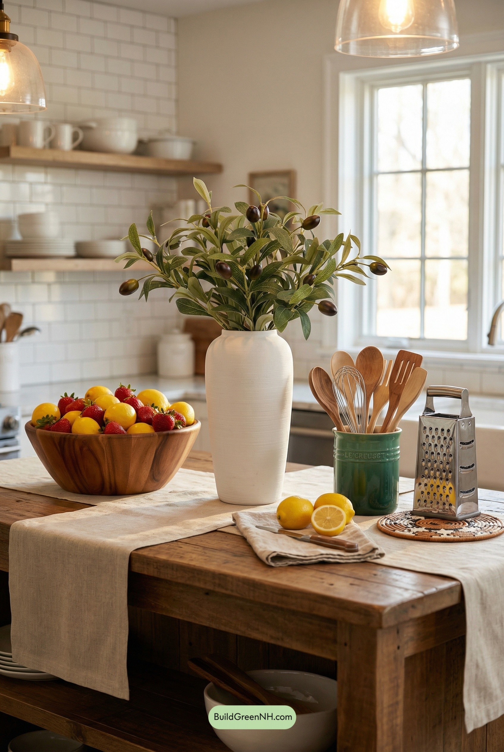 Tall Olive Stem Island Moment