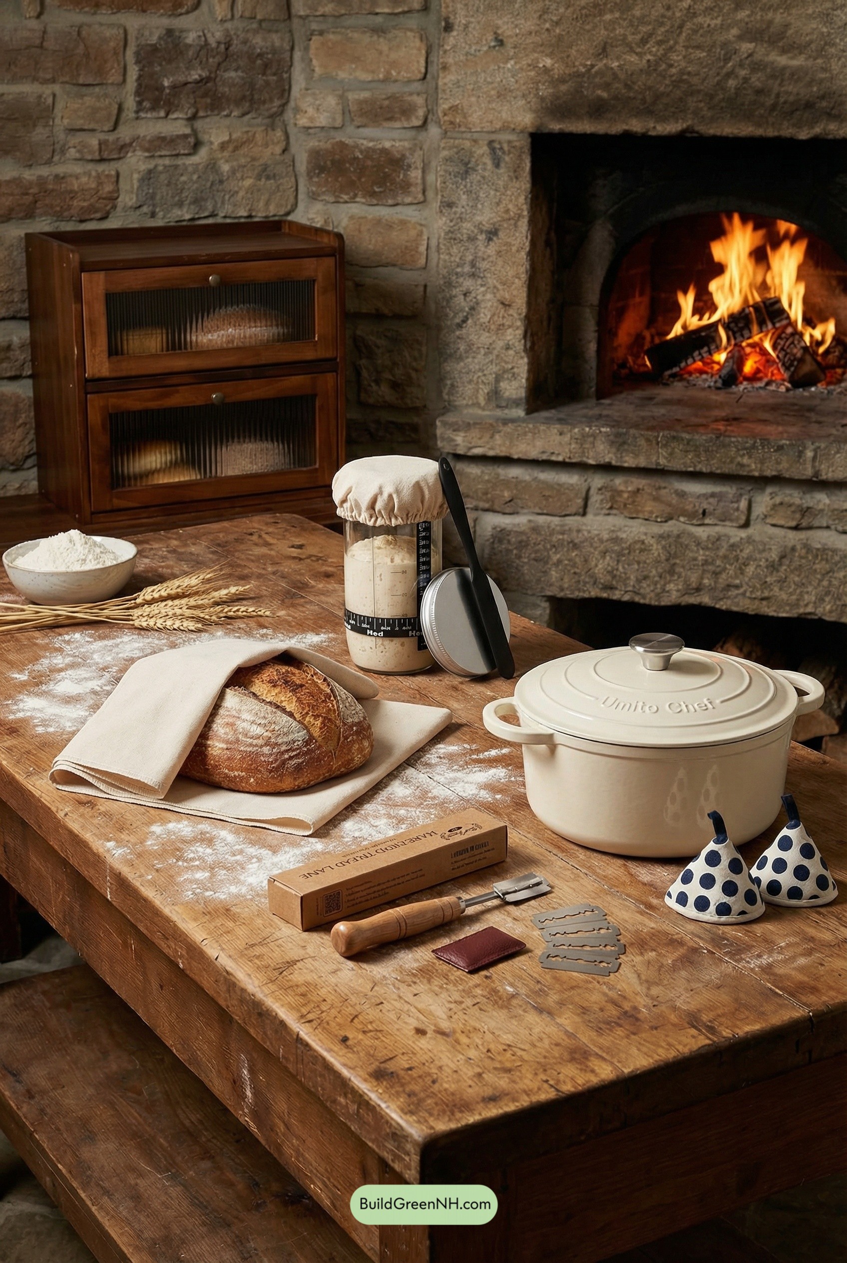 Hearthside Sourdough Station, Cottagecore Style