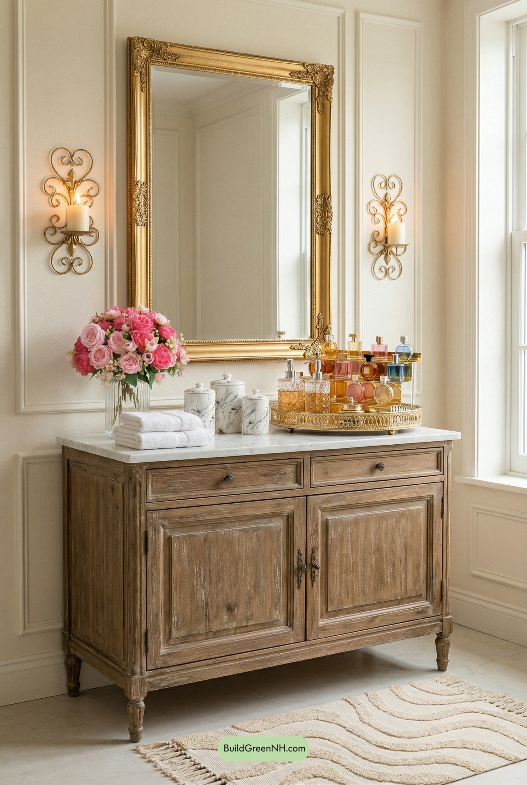 Parisian Vanity Moment, Bathroom Edition
