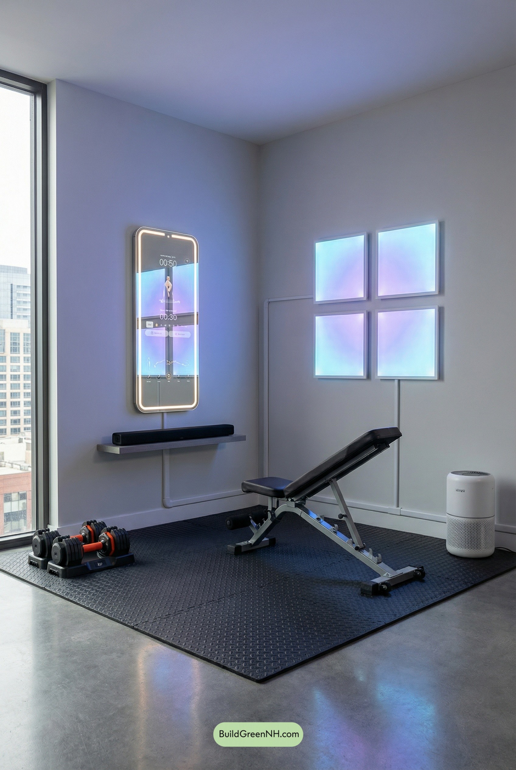 Gallery-Wall Smart Gym Corner