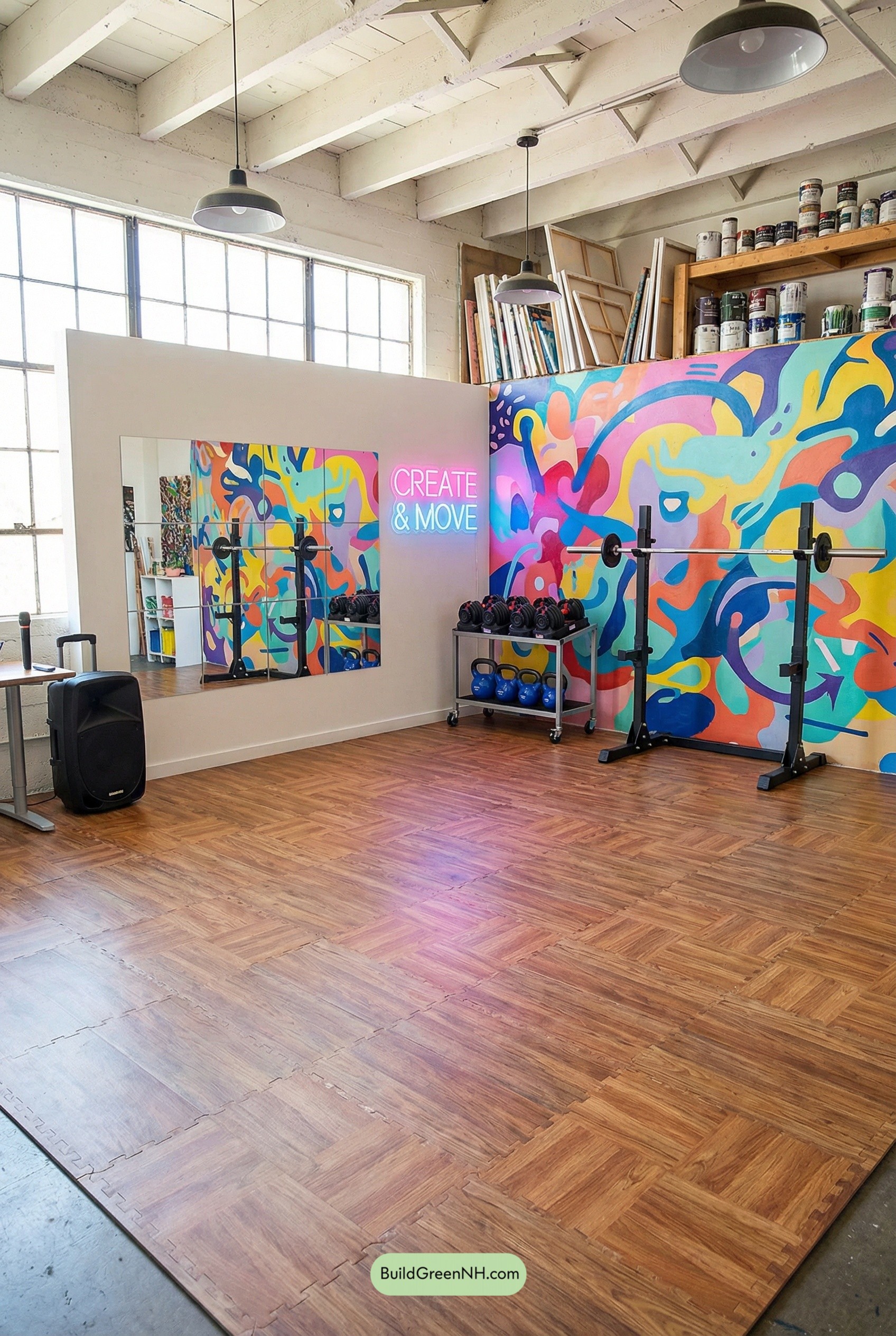 Create & Move Art-Studio Gym
