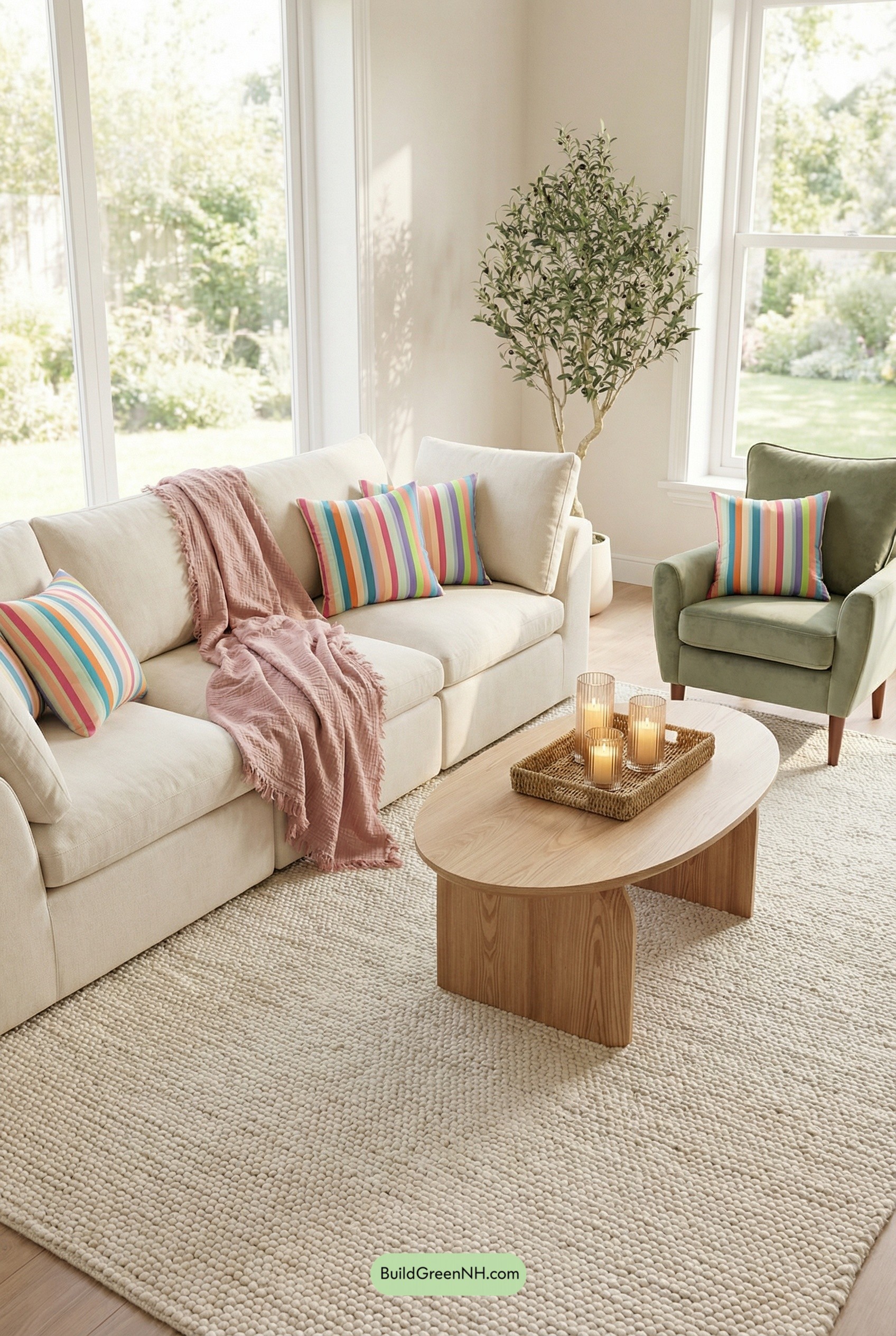 Sunlit Neutrals With a Spring Pop