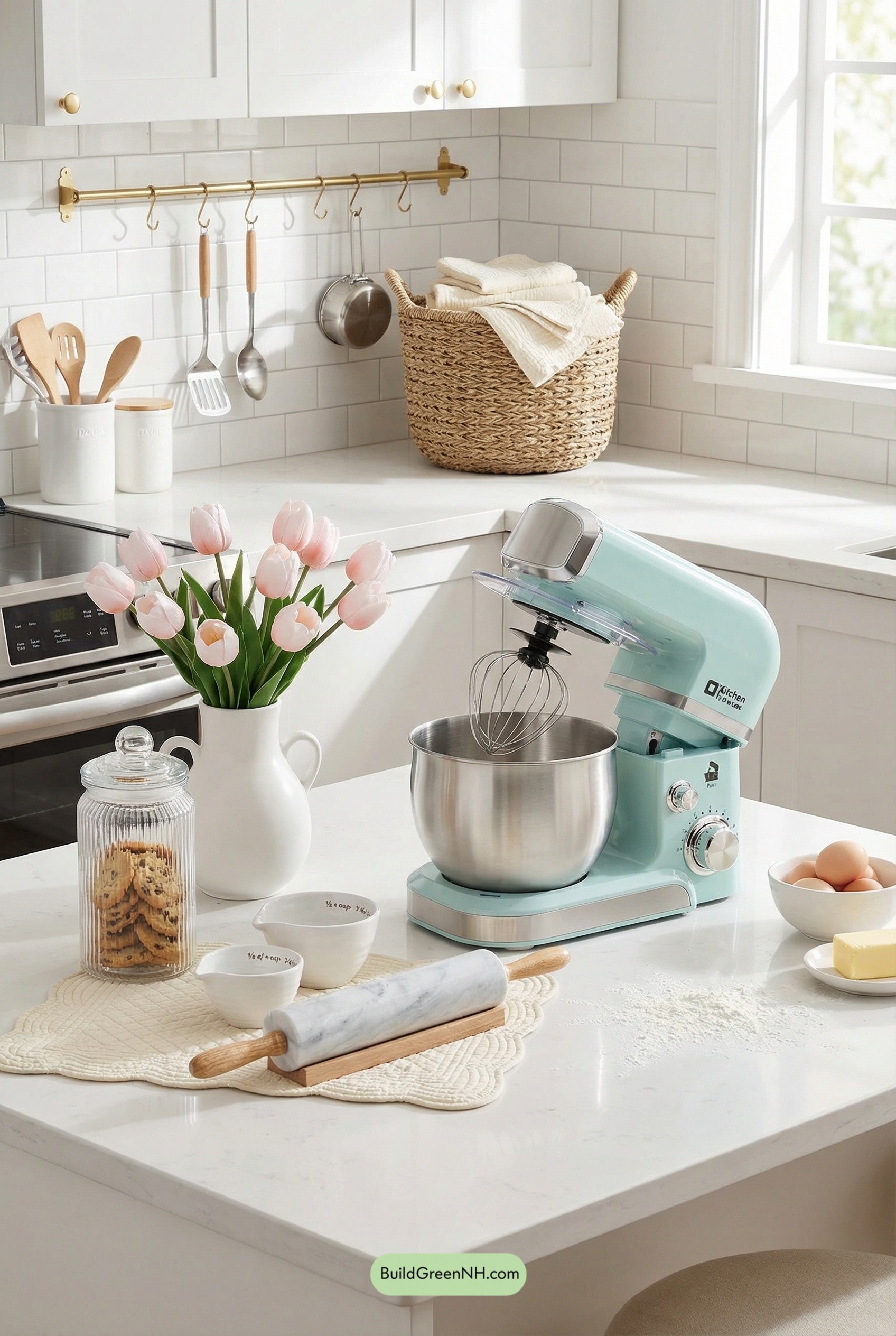 Pastel Baking Vignette on a Sunny Island