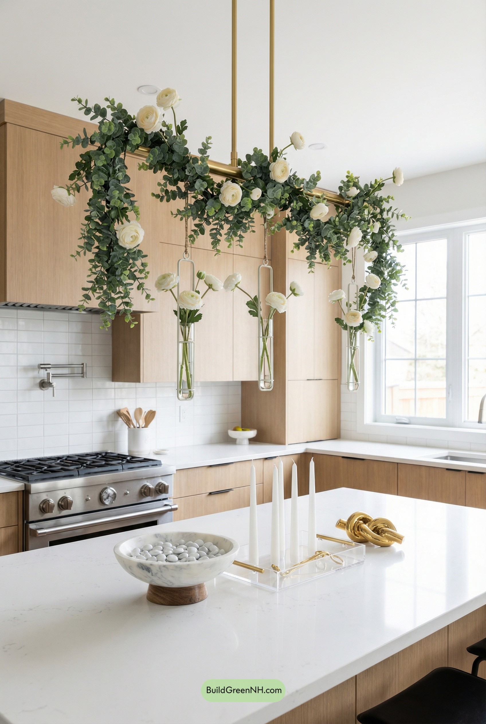 A Floral Chandelier for Spring Cooking