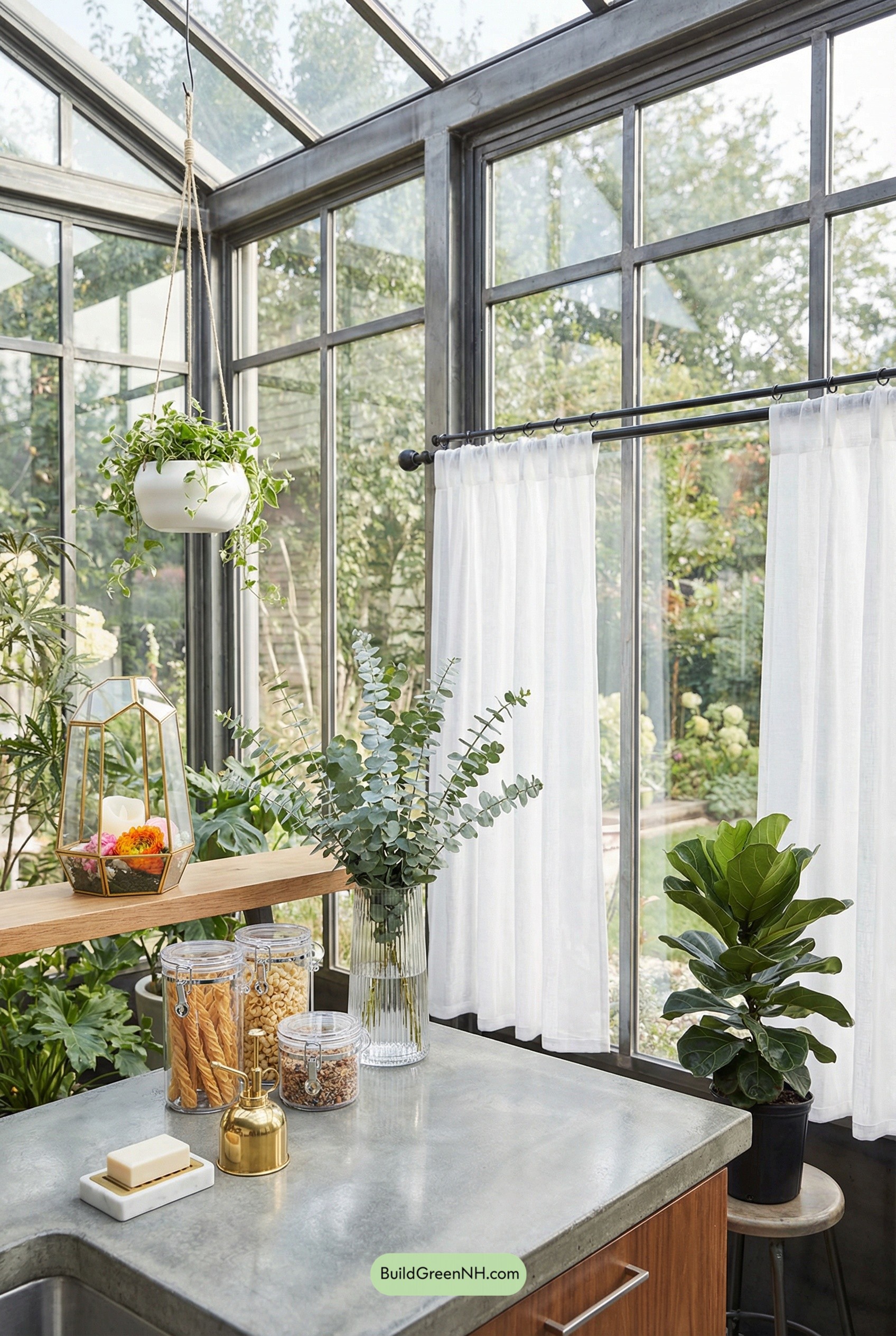 Greenhouse Kitchen Glow, Spring-Ready